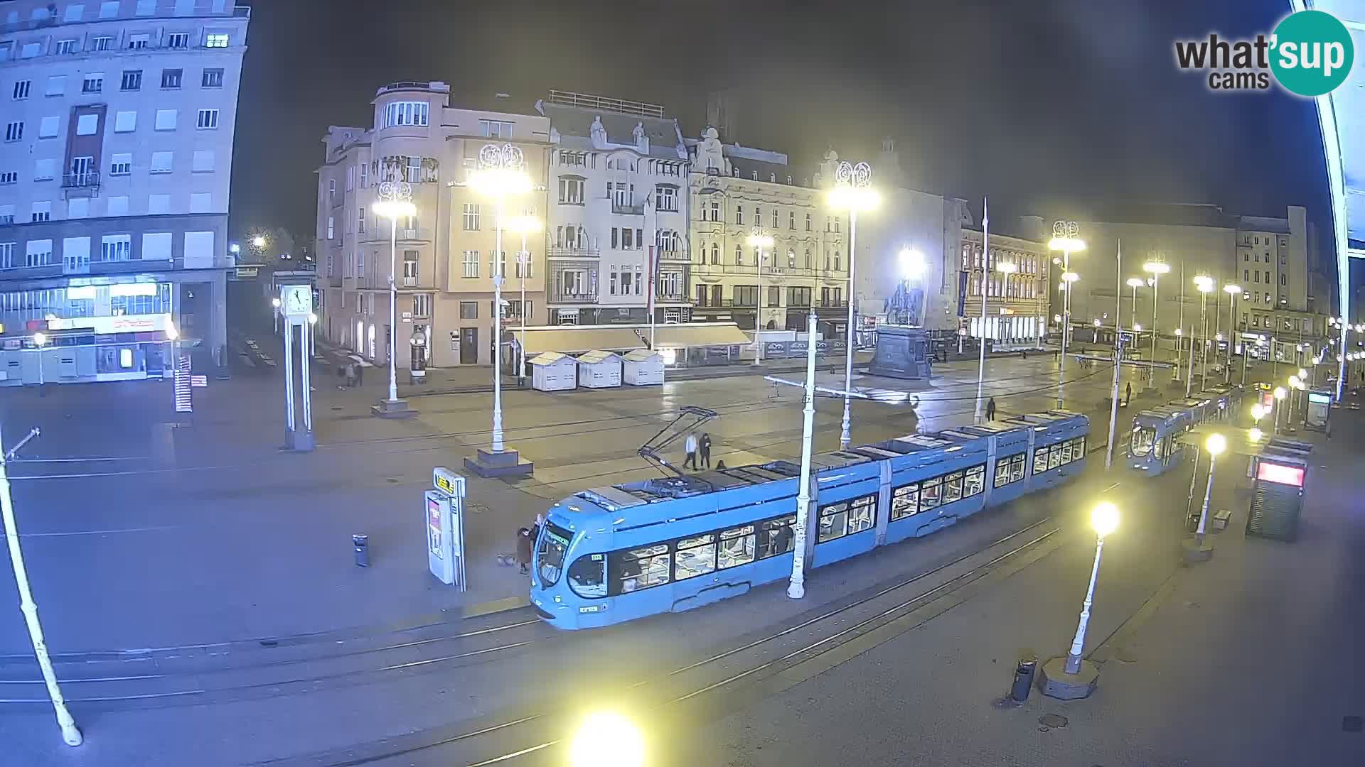 Live Cam Zagreb Ban Jelačić place | Croatie