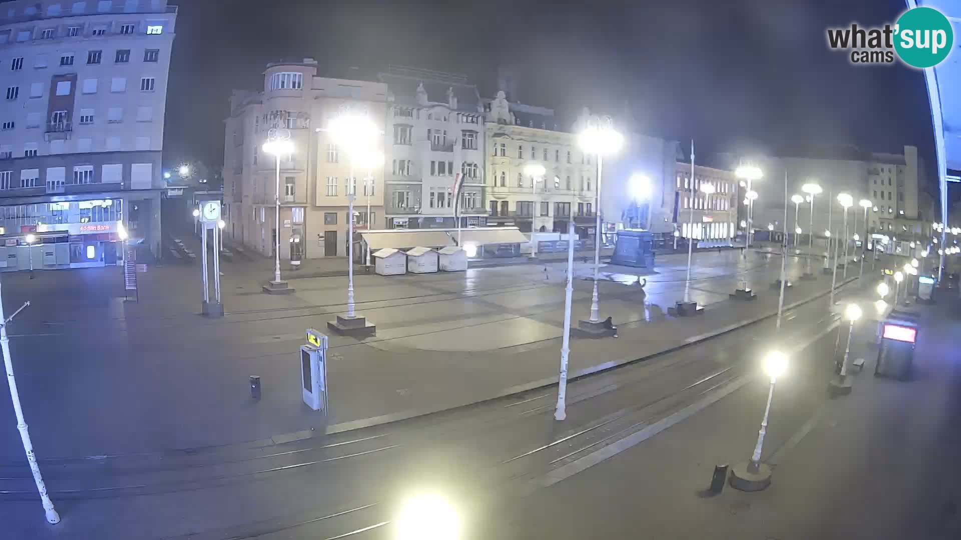 Zagreb webcam Ban Jelacica Platz | Kroatien