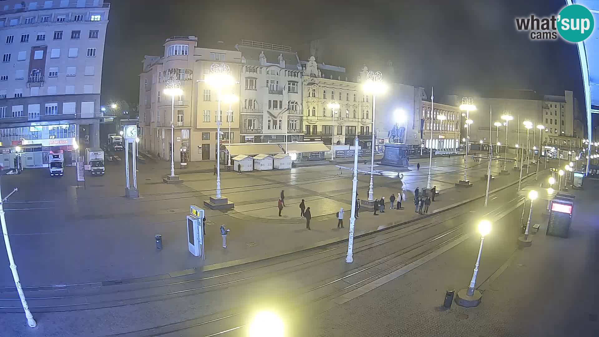 Live Cam Zagreb Ban Jelačić place | Croatie