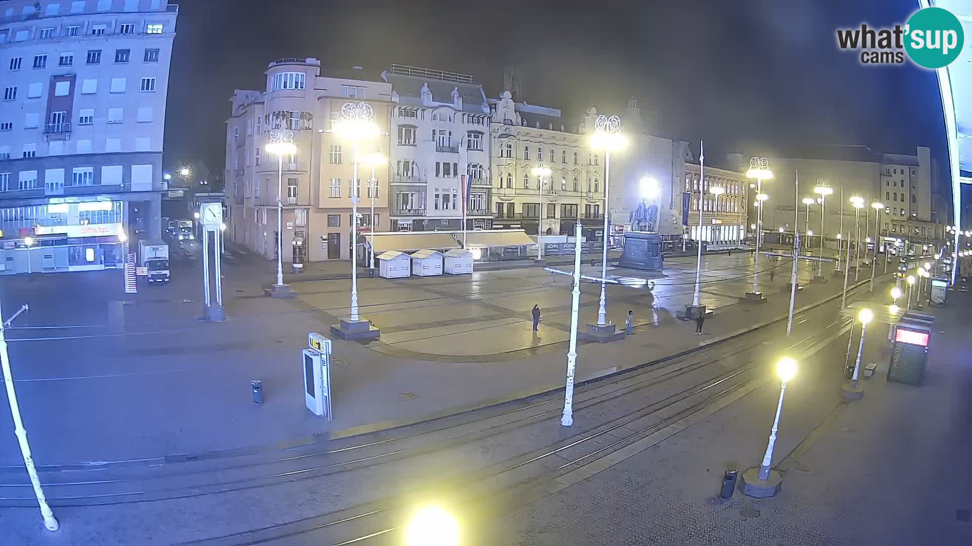 Zagreb webcam Ban Jelacica Platz | Kroatien