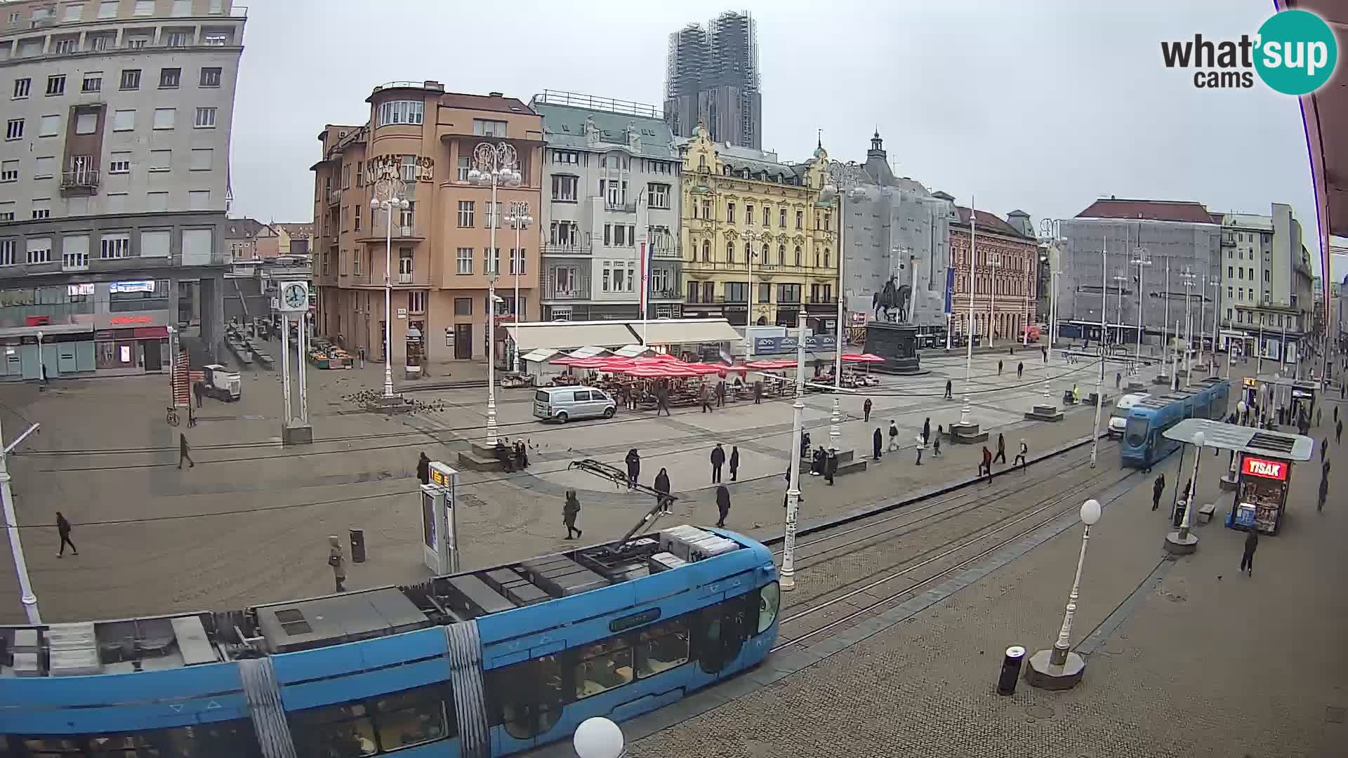 Spletna kamera Zagreb Ban Jelačić