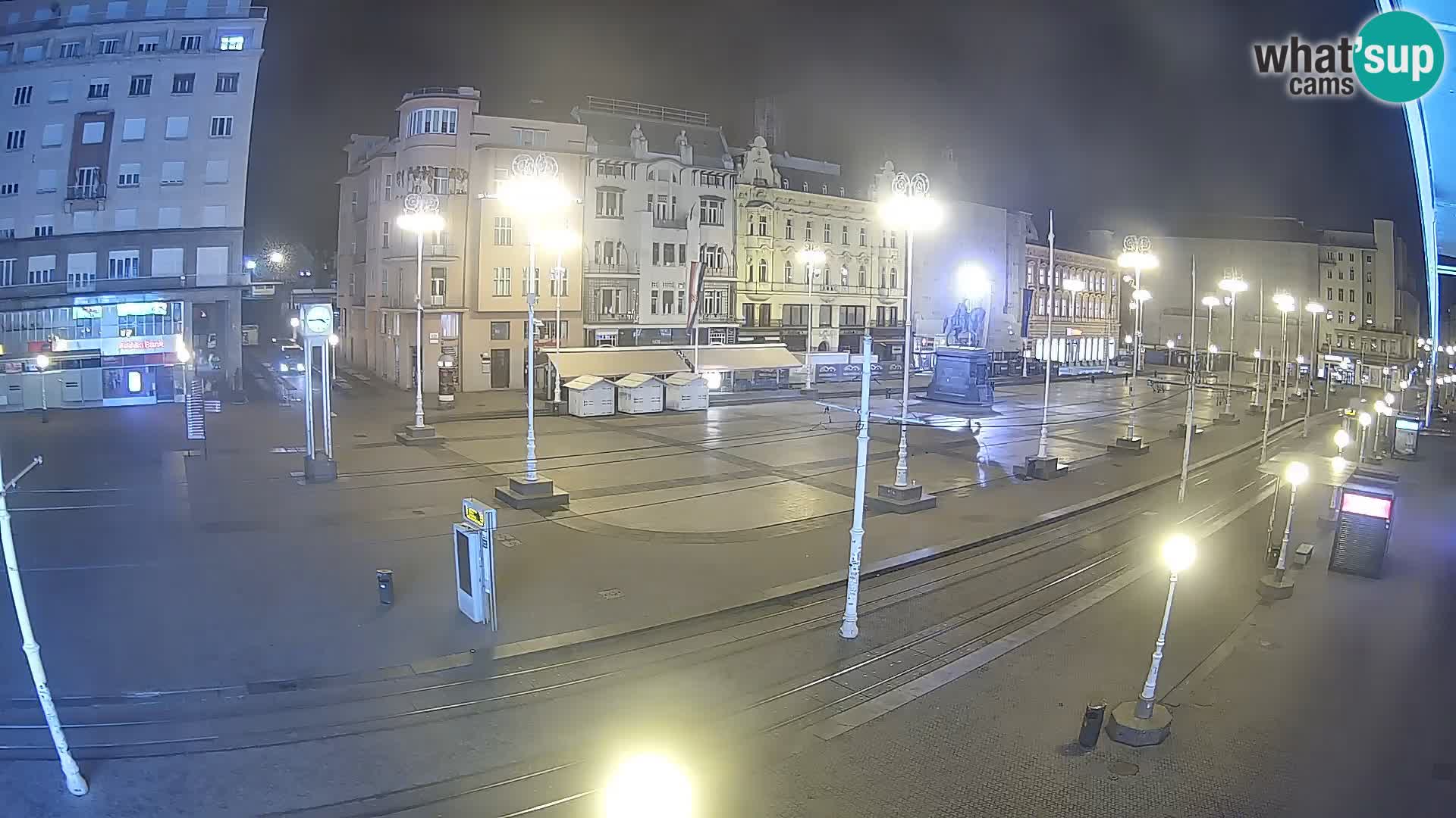 Zagreb webcam Ban Jelacica Platz | Kroatien