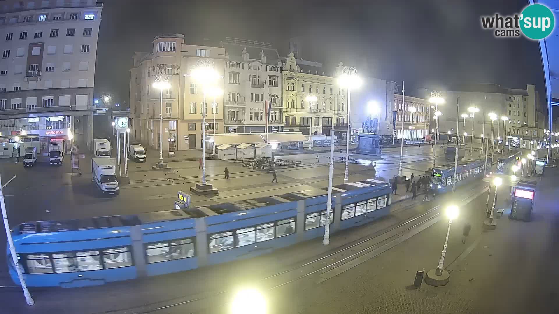 Live Cam Zagreb Ban Jelačić place | Croatie