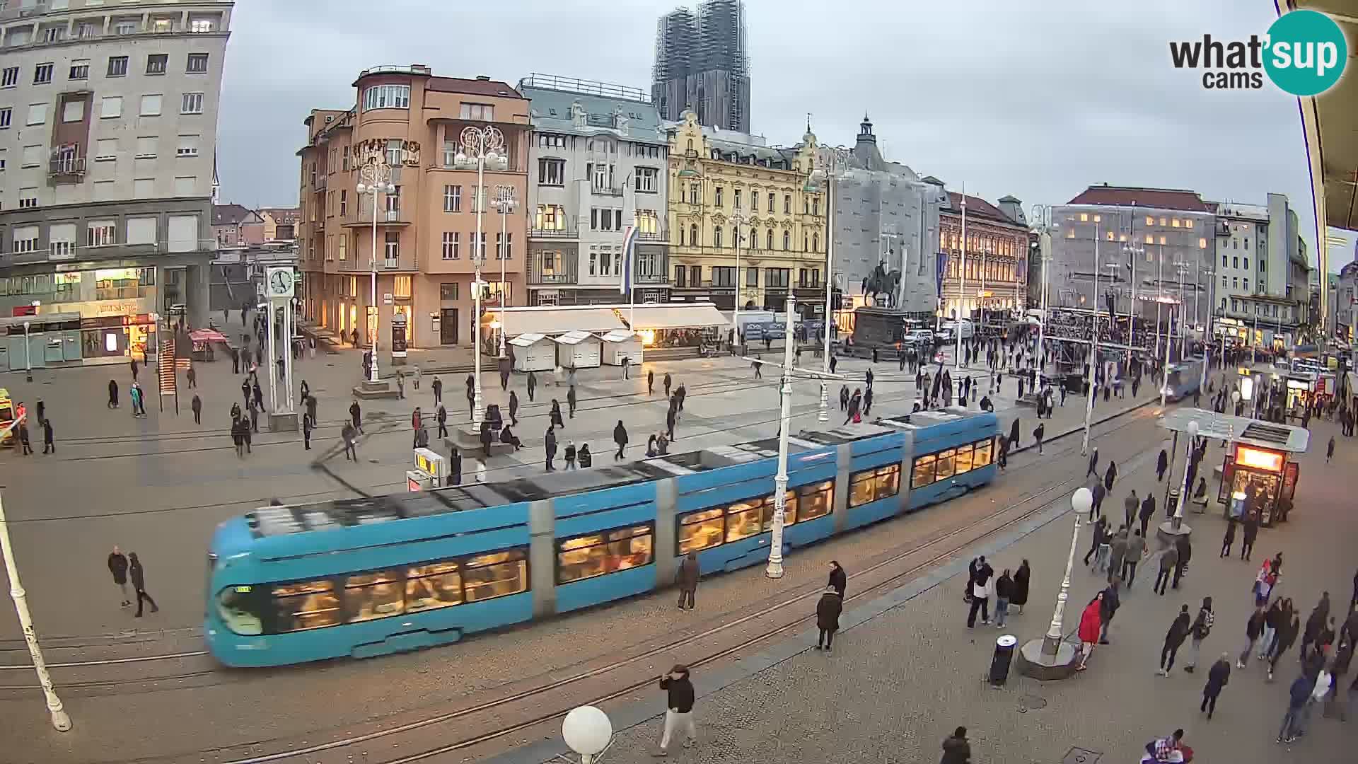 Spletna kamera Zagreb Ban Jelačić