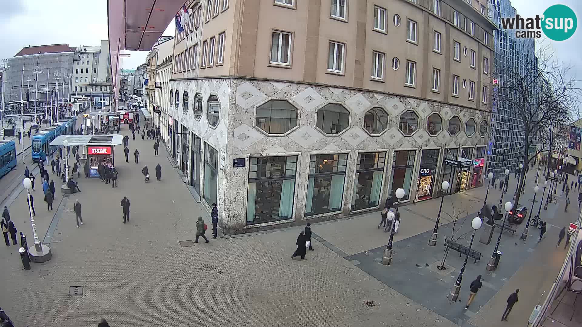 Webcam Zagreb Bana Jelačića square | Croatia