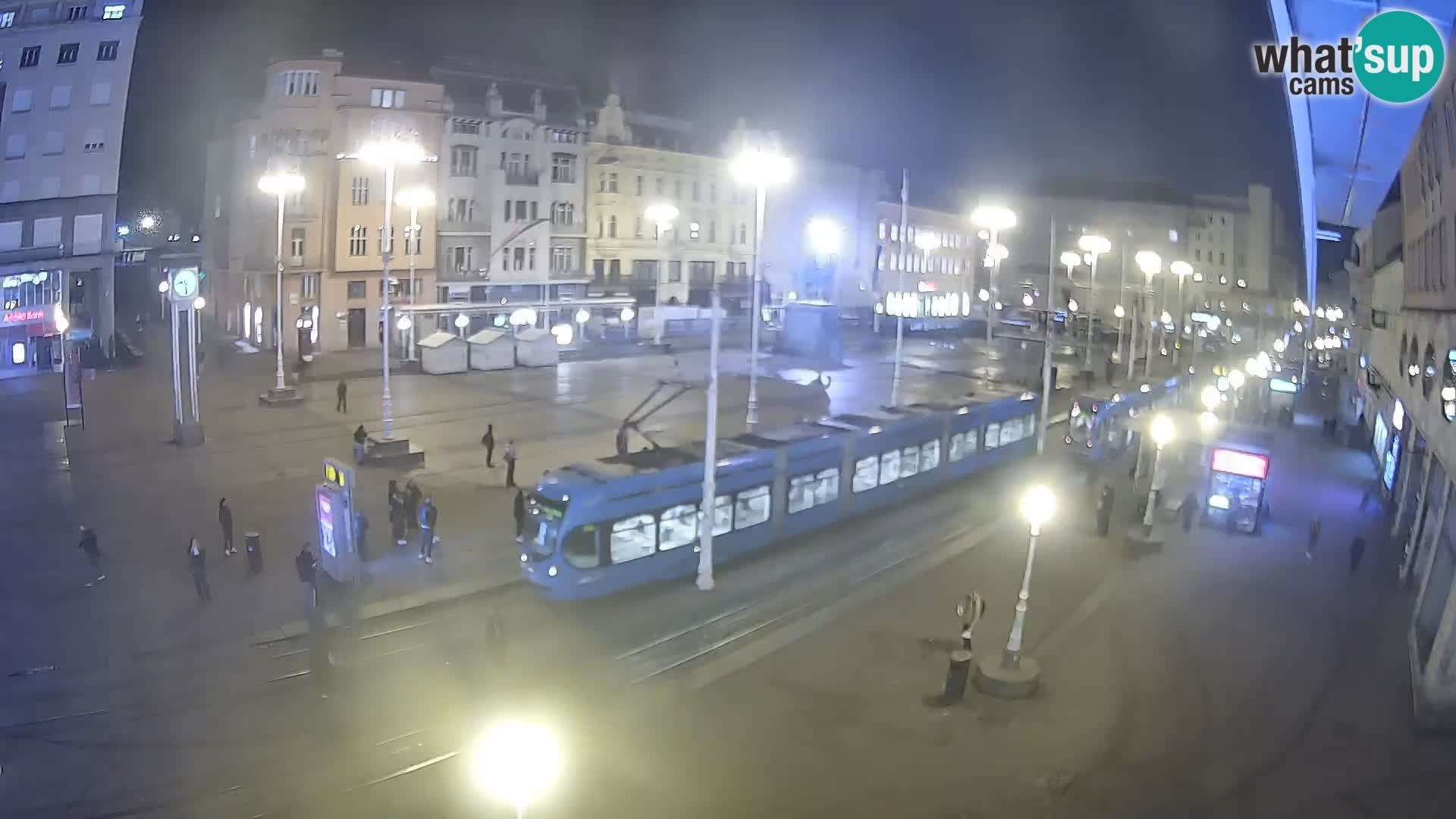 Zagreb webcam Ban Jelacica Platz | Kroatien