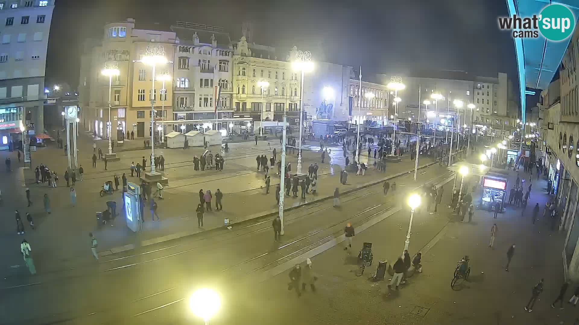 Webcam Zagabria Ban Jelacic piazza | Croazia