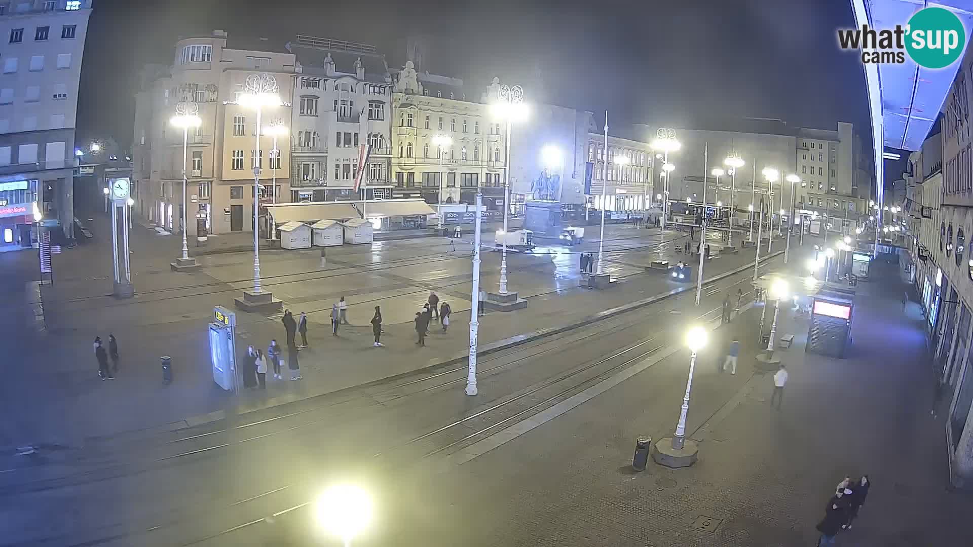 Webcam Zagreb Bana Jelačića square | Croatia