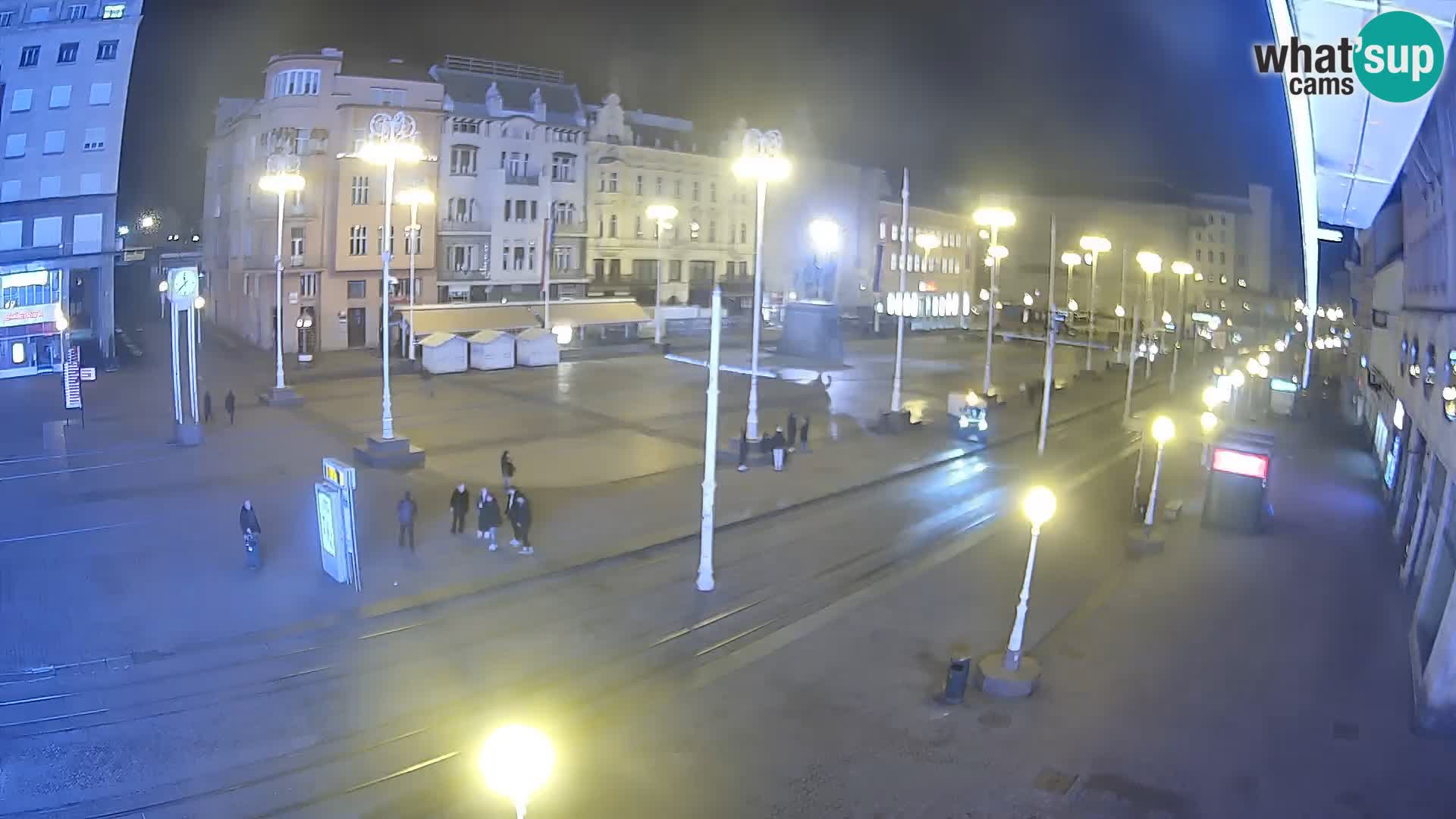 Webcam Zagabria Ban Jelacic piazza | Croazia