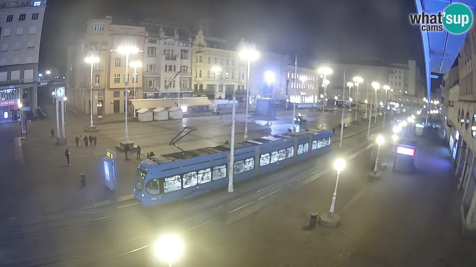 Zagreb webcam Ban Jelacica Platz | Kroatien