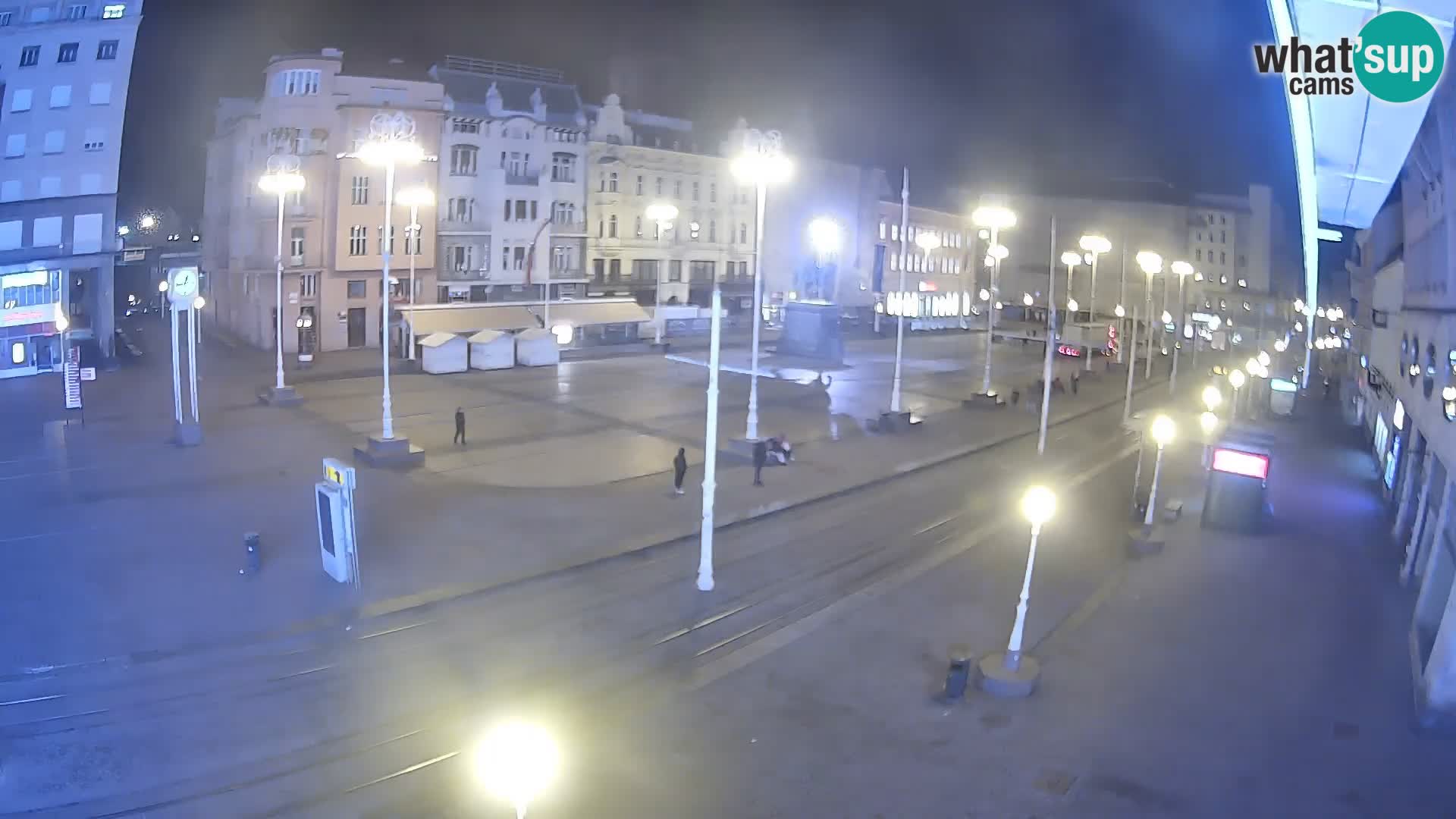 Zagreb webcam Ban Jelacica Platz | Kroatien