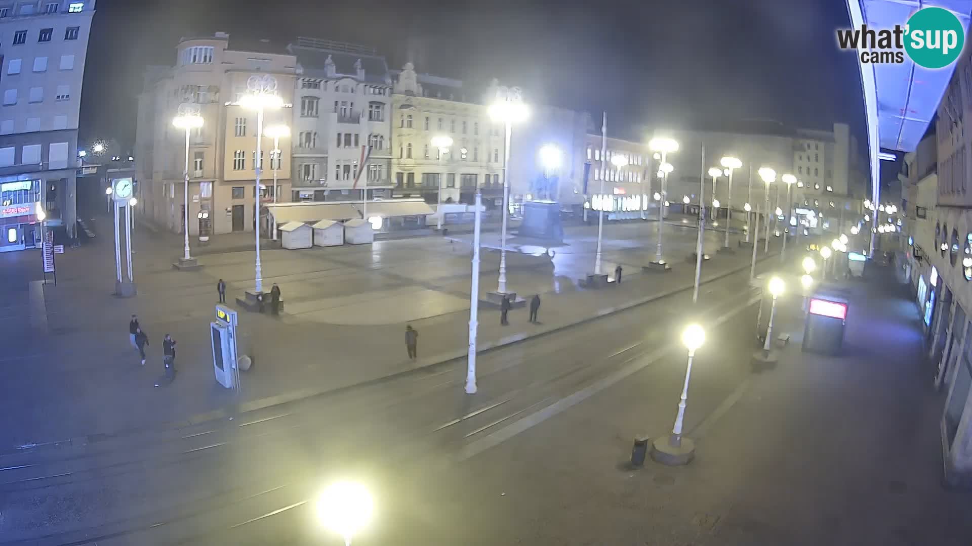 Webcam Zagabria Ban Jelacic piazza | Croazia