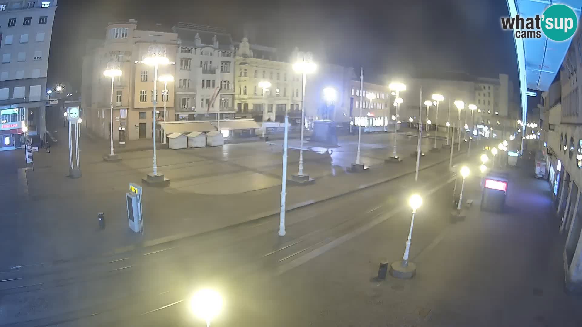 Webcam Zagreb Bana Jelačića square | Croatia