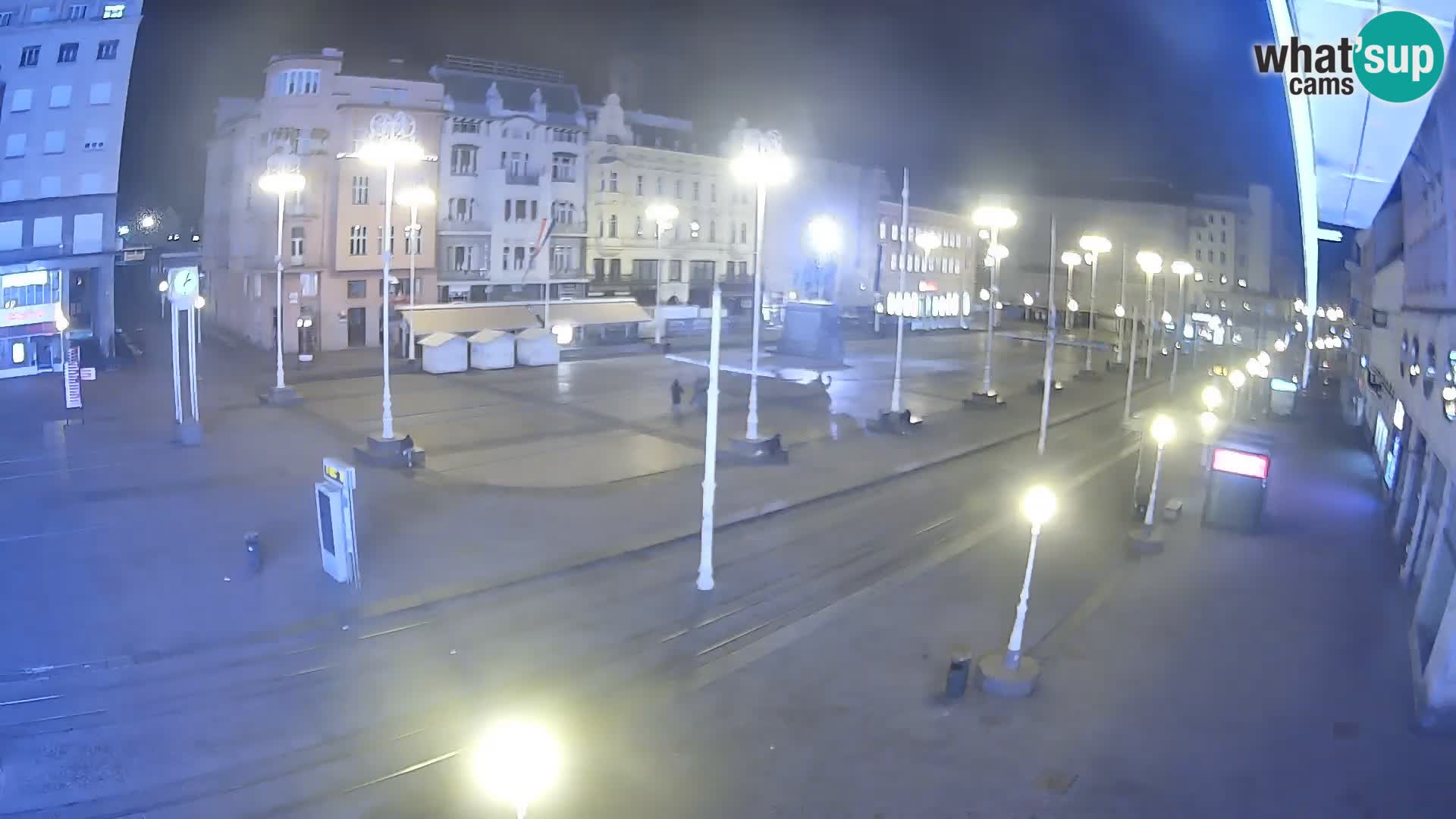 Live Cam Zagreb Ban Jelačić place | Croatie