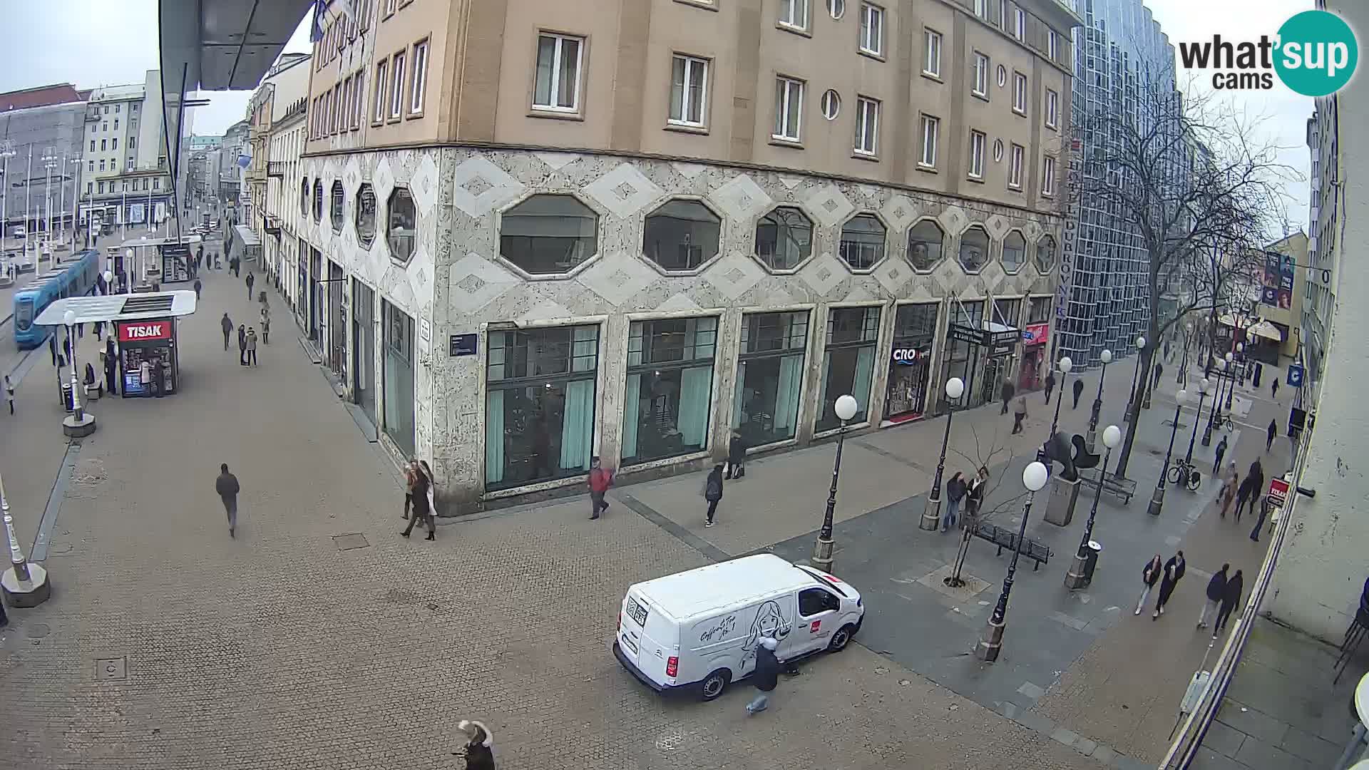 Live Cam Zagreb Ban Jelačić place | Croatie