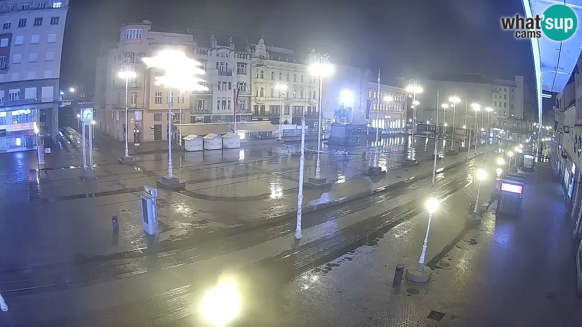 Zagreb webcam Ban Jelacica Platz | Kroatien