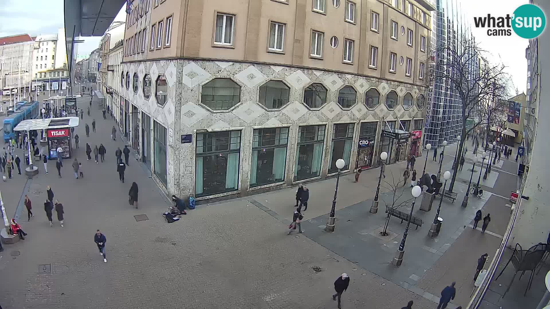 Zagreb webcam Ban Jelacica Platz | Kroatien