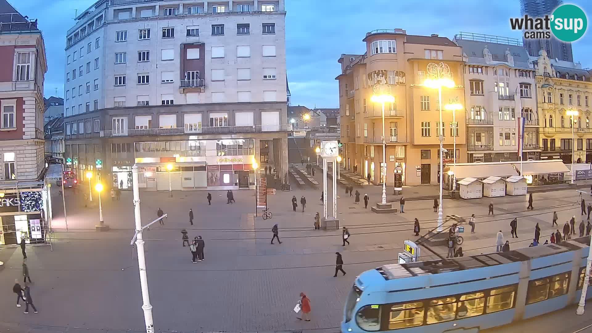 Zagreb live cam Bana Jelačića