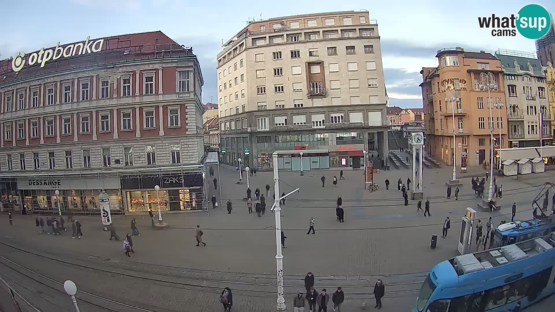 Live Cam Zagreb Ban Jelačić place | Croatie