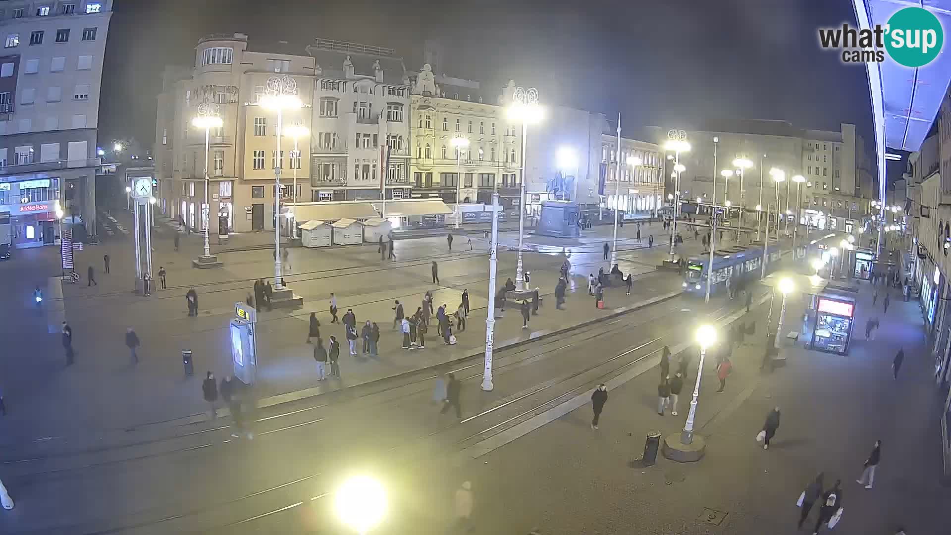 Live Cam Zagreb Ban Jelačić place | Croatie