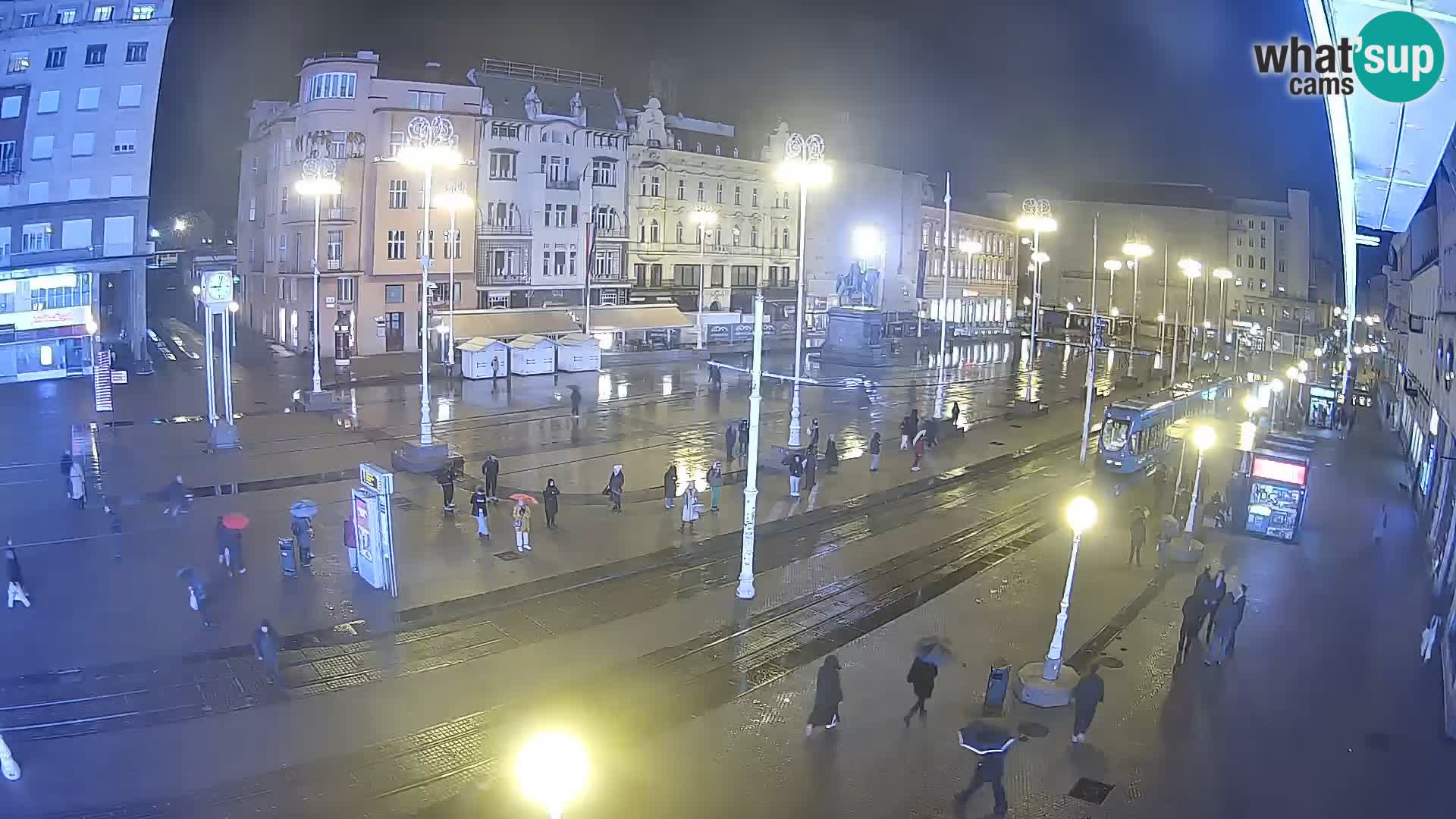 Zagreb webcam Ban Jelacica Platz | Kroatien