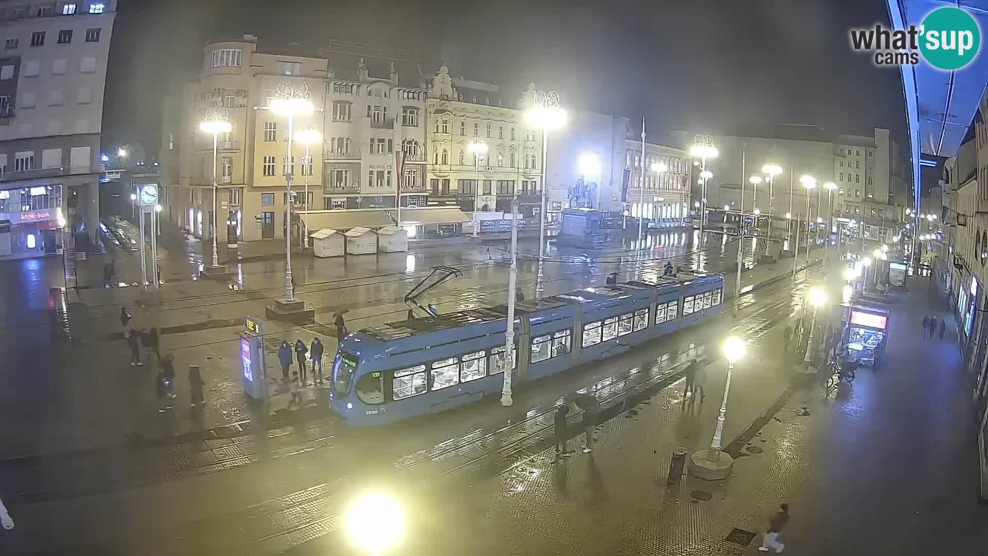 Live Cam Zagreb Ban Jelačić place | Croatie