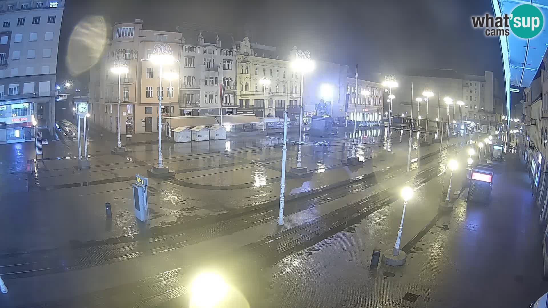 Zagreb webcam Ban Jelacica Platz | Kroatien