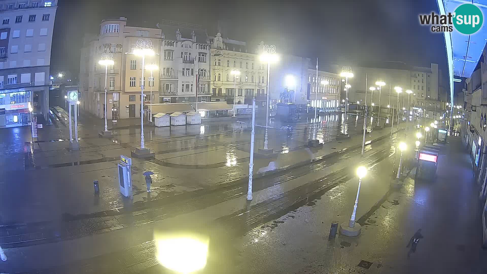 Webcam Zagreb Bana Jelačića square | Croatia