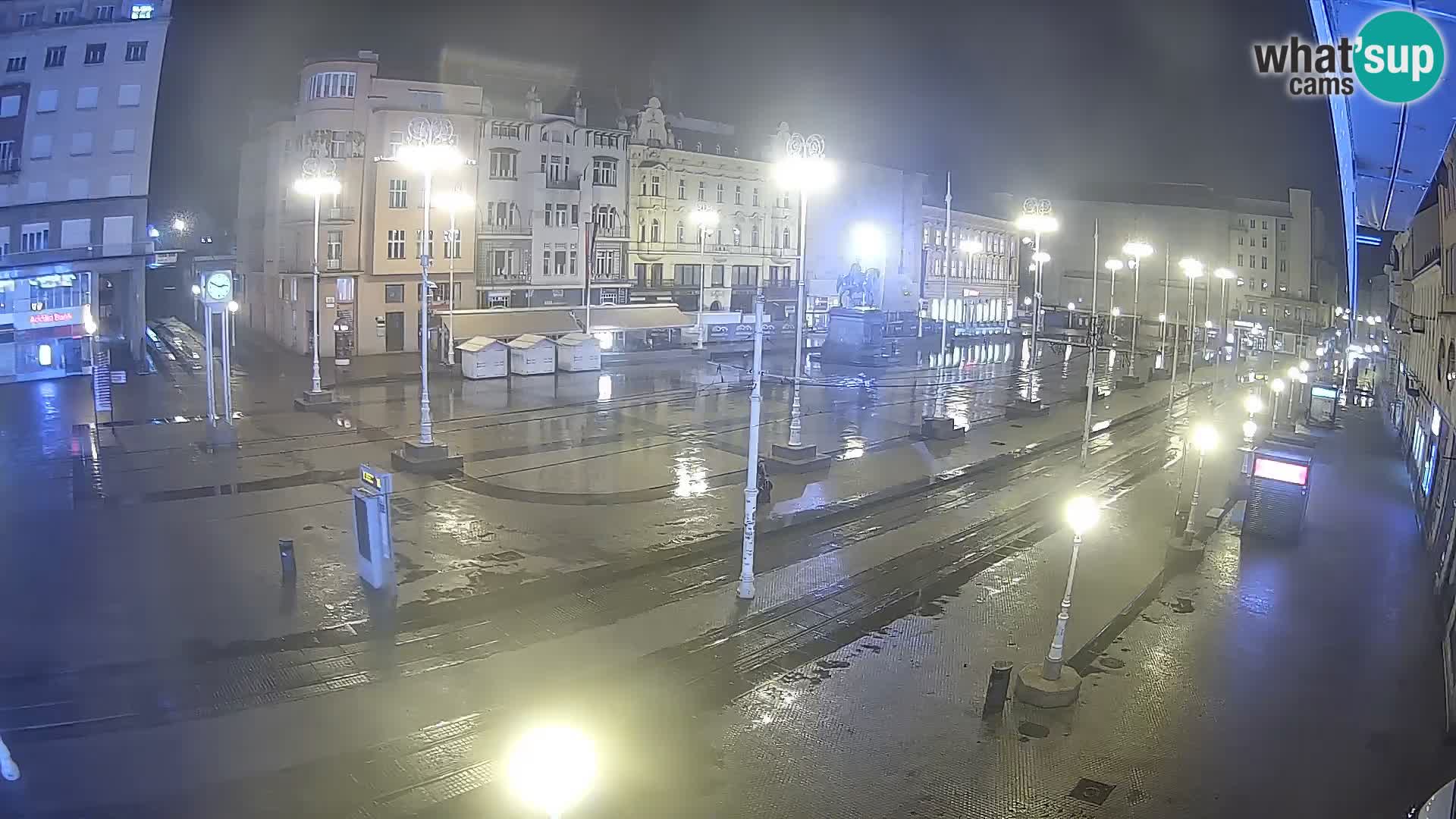 Zagreb webcam Ban Jelacica Platz | Kroatien