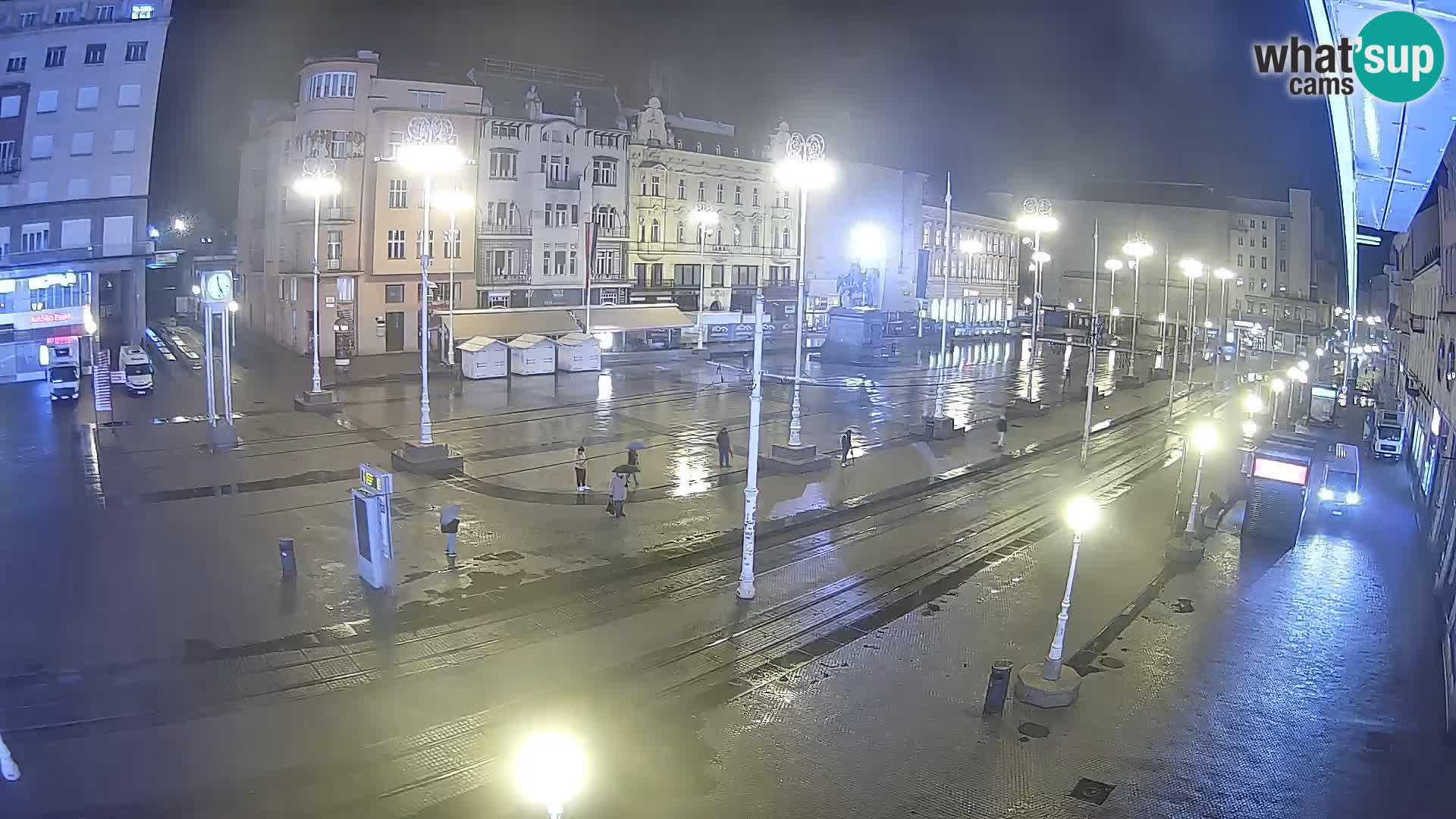 Webcam Zagreb Bana Jelačića square | Croatia
