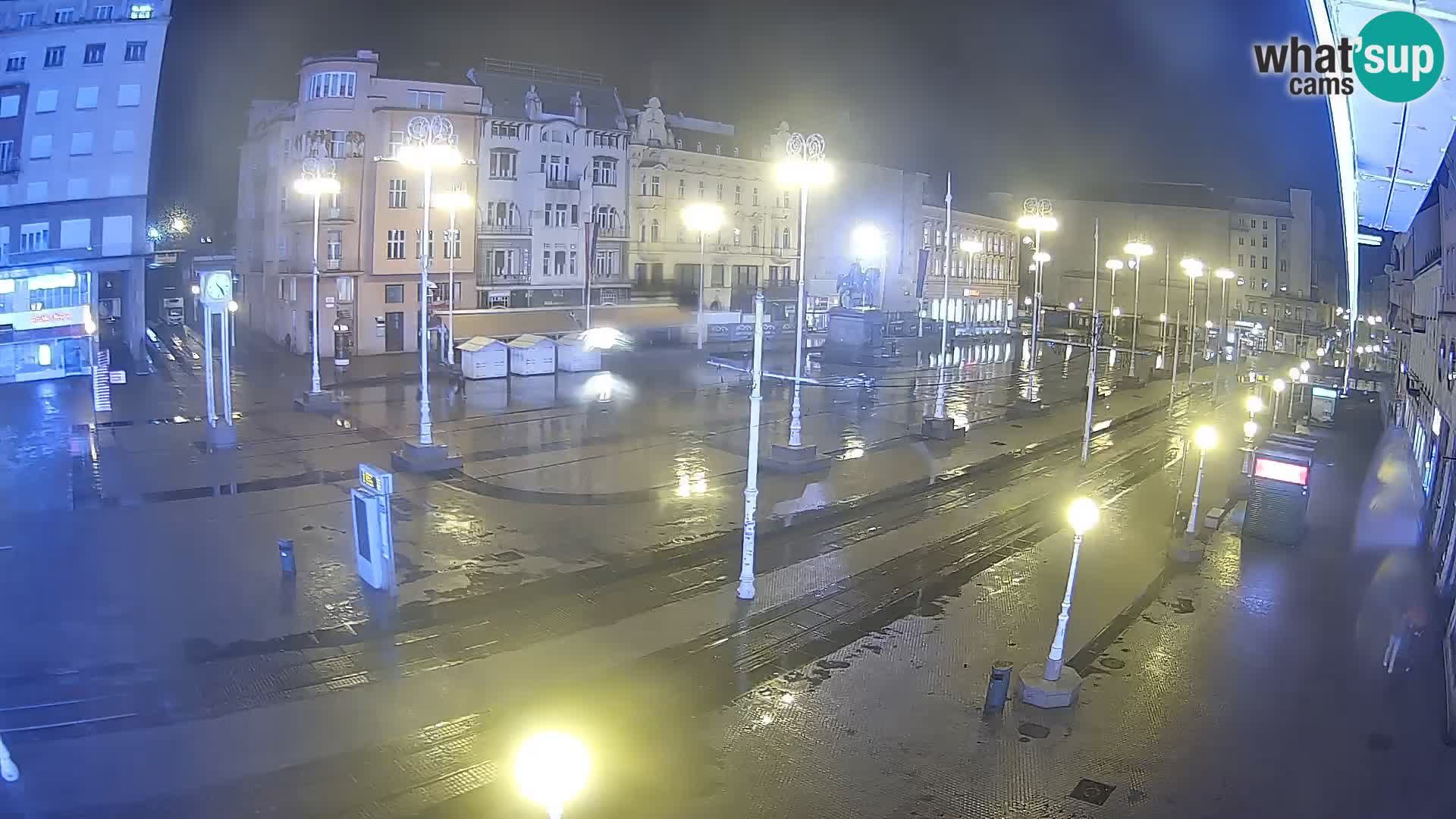 Zagreb webcam Ban Jelacica Platz | Kroatien