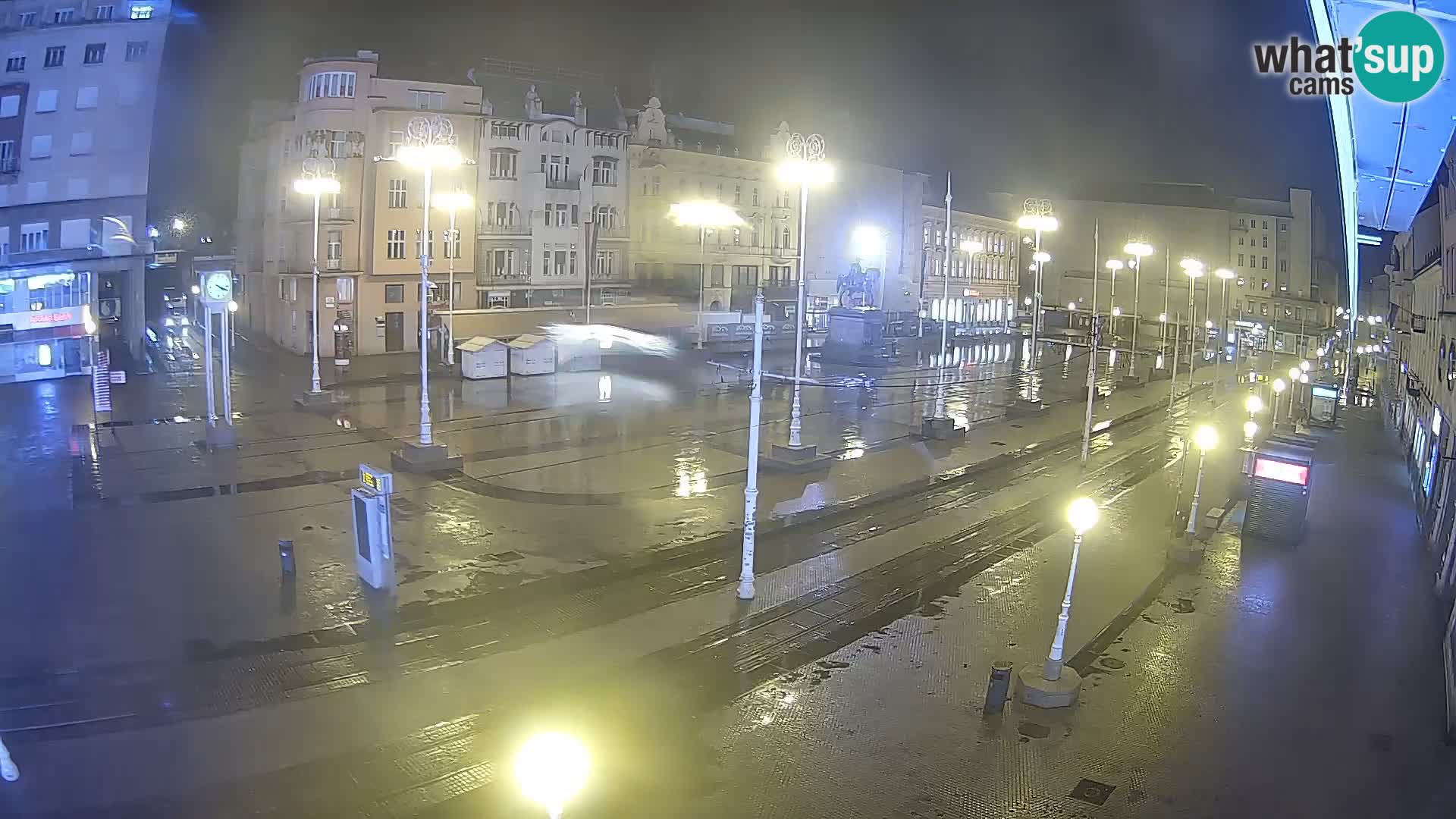 Webcam Zagreb Bana Jelačića square | Croatia