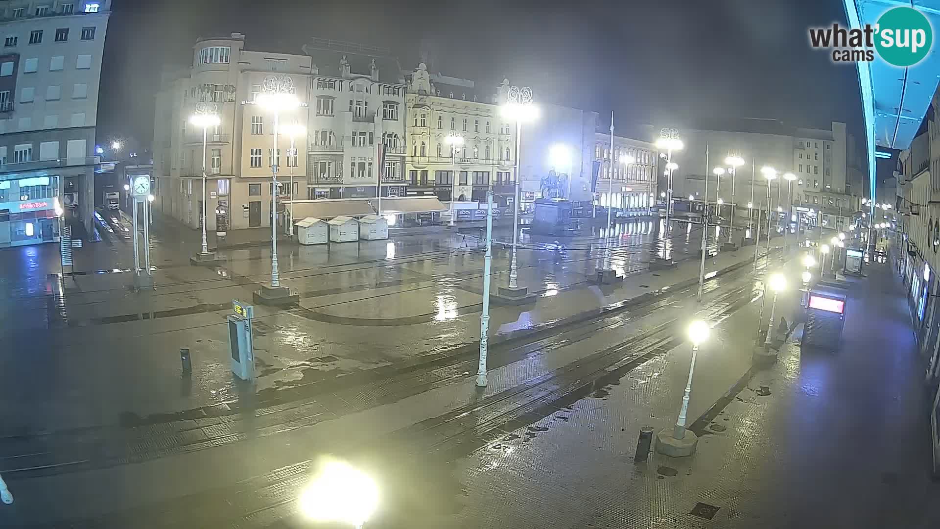 Webcam Zagreb Bana Jelačića square | Croatia
