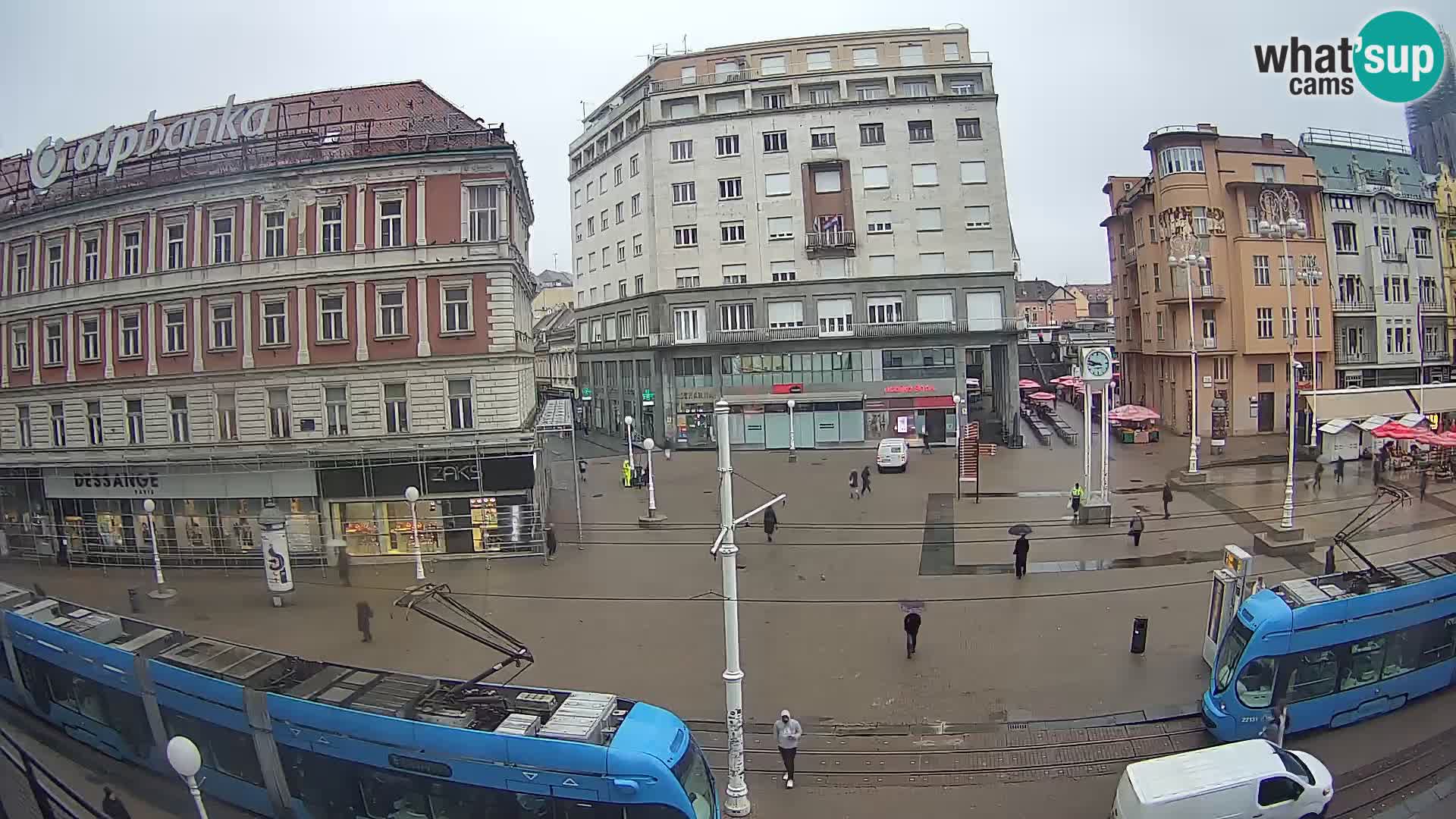 Live Cam Zagreb Ban Jelačić place | Croatie