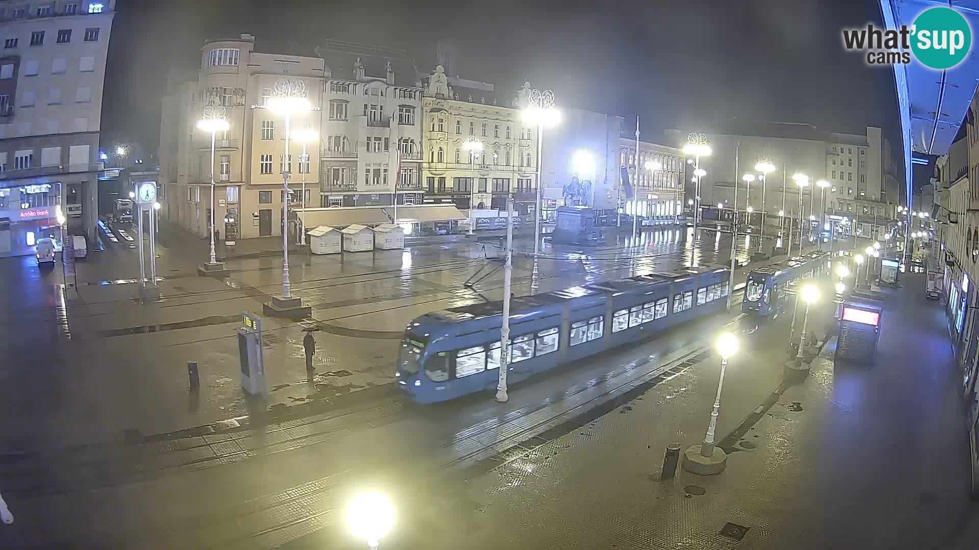 Webcam Zagabria Ban Jelacic piazza | Croazia
