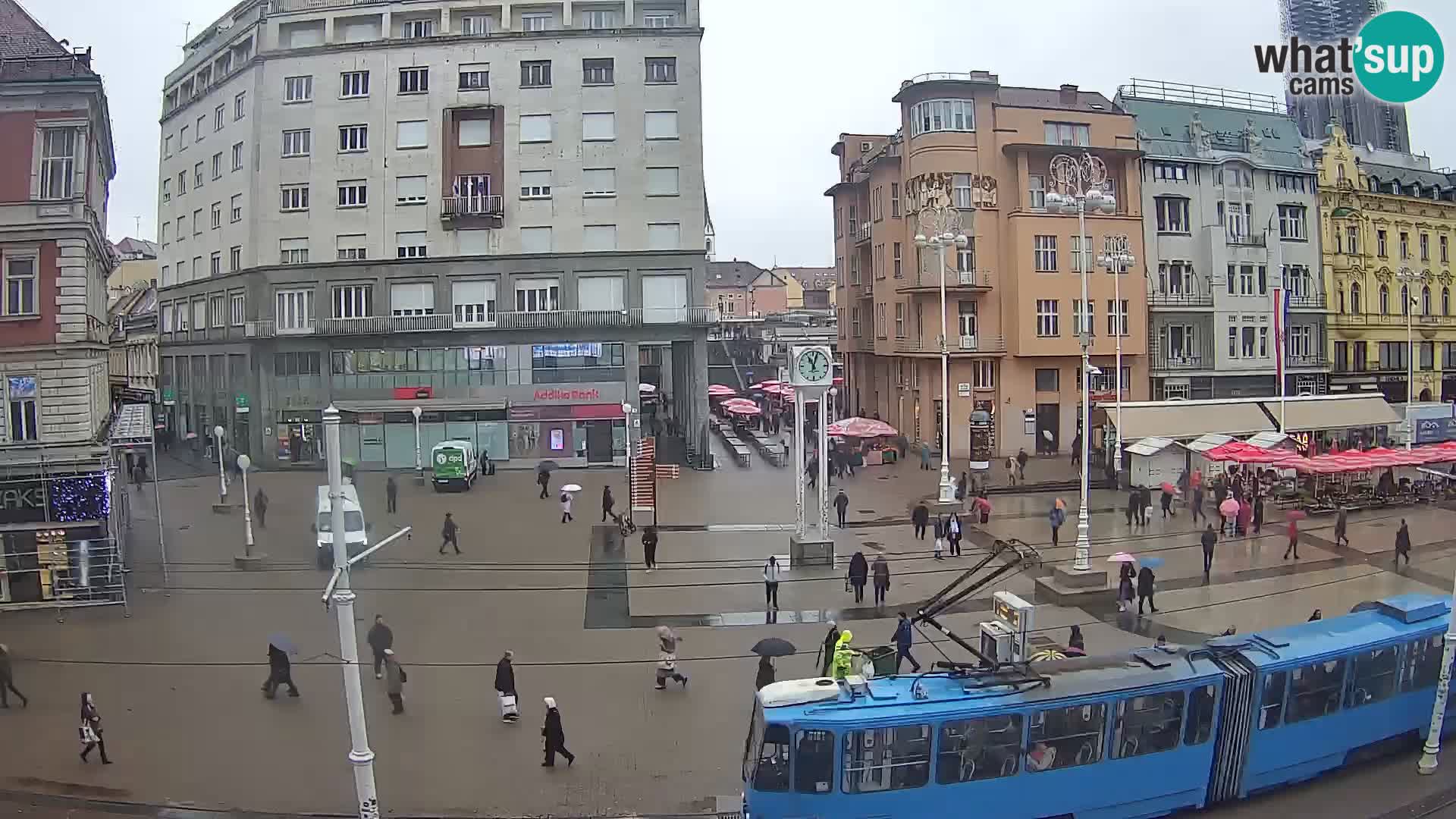 Zagreb live cam Bana Jelačića