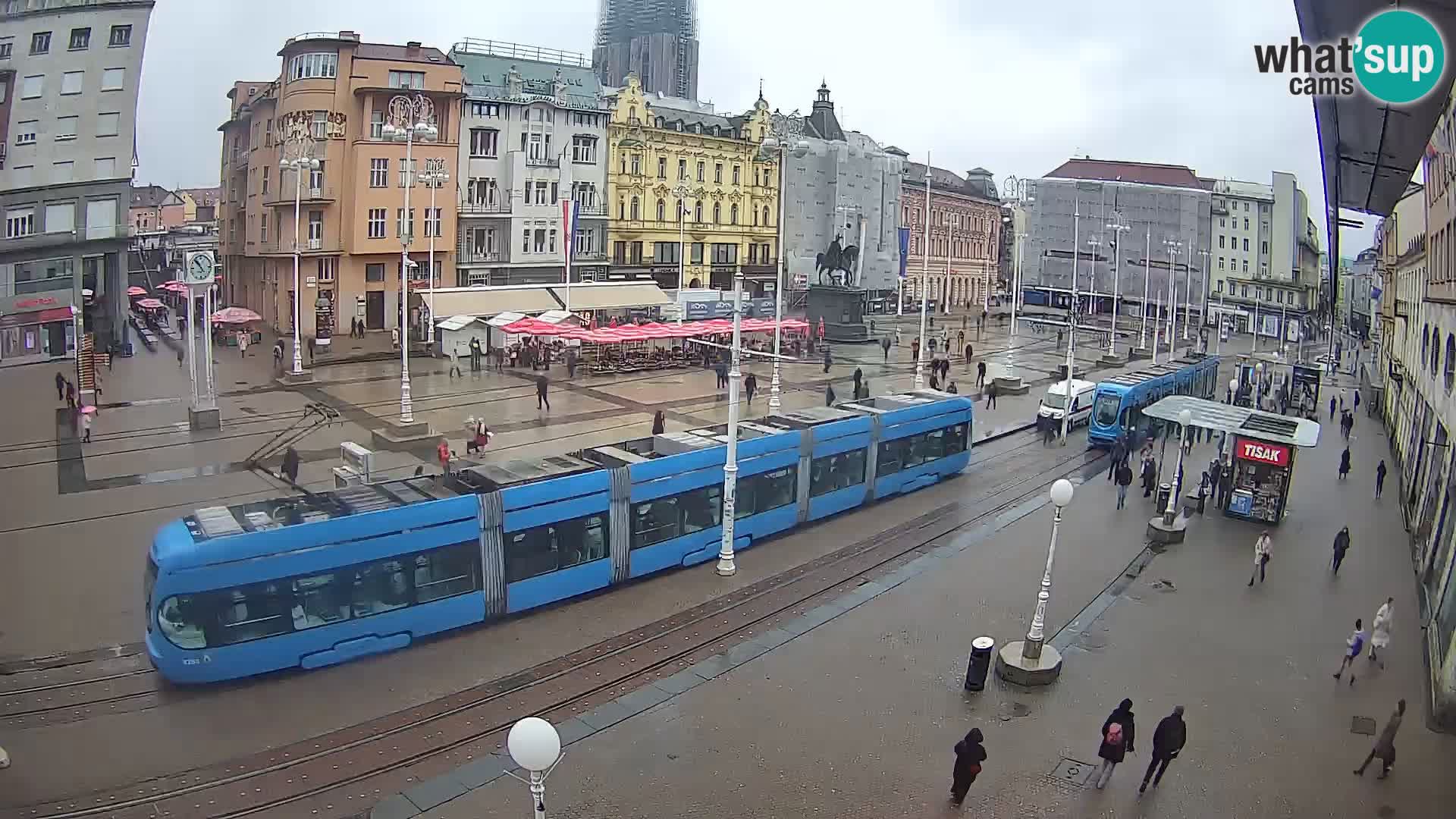 Spletna kamera Zagreb Ban Jelačić