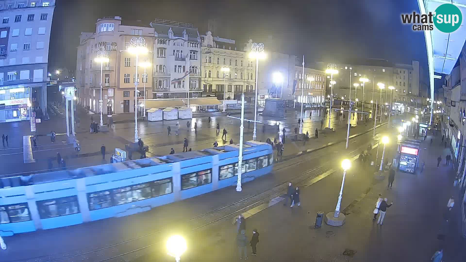 Live Cam Zagreb Ban Jelačić place | Croatie