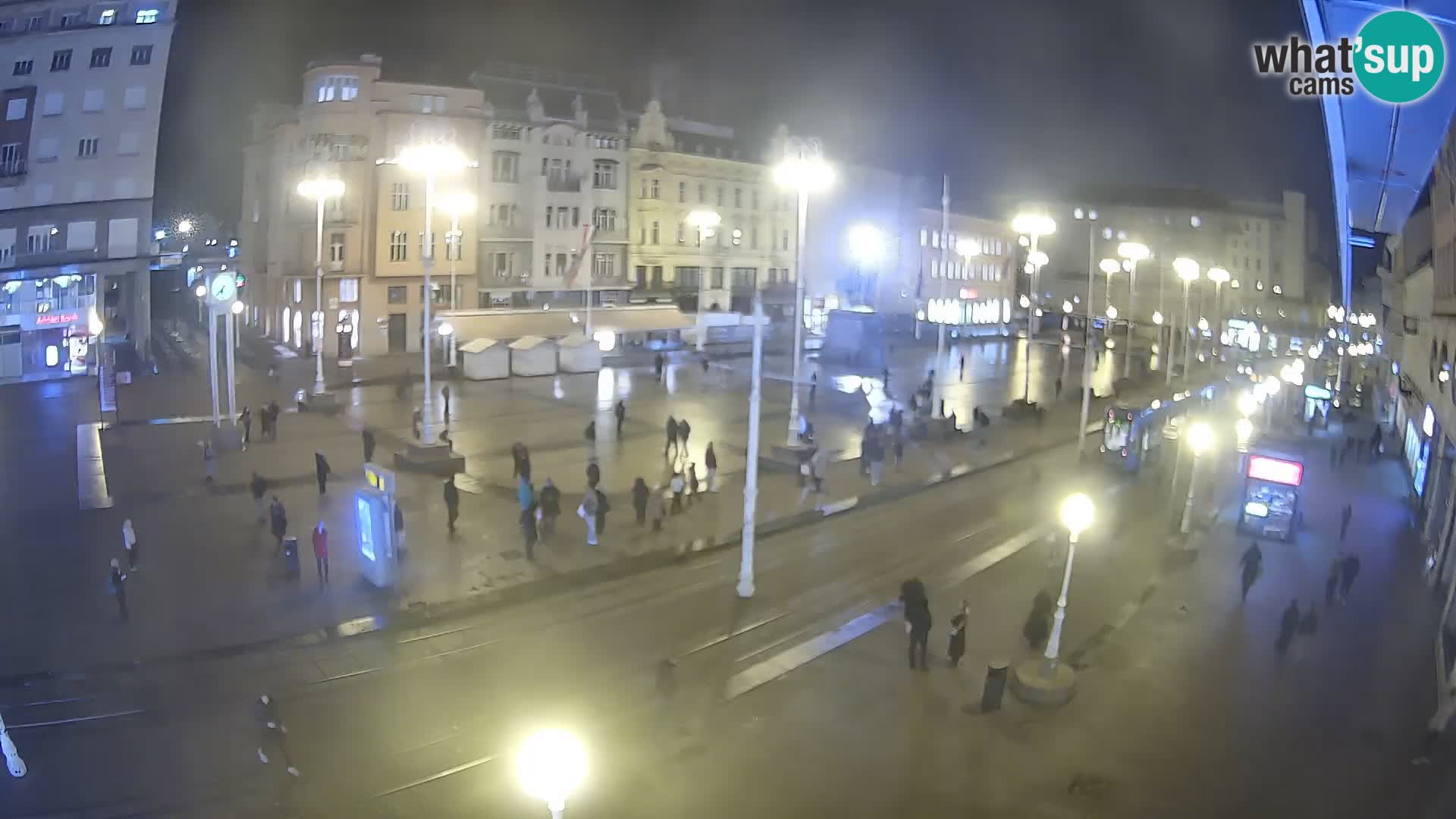 Live Cam Zagreb Ban Jelačić place | Croatie