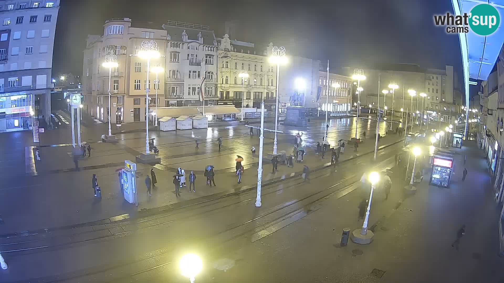 Live Cam Zagreb Ban Jelačić place | Croatie