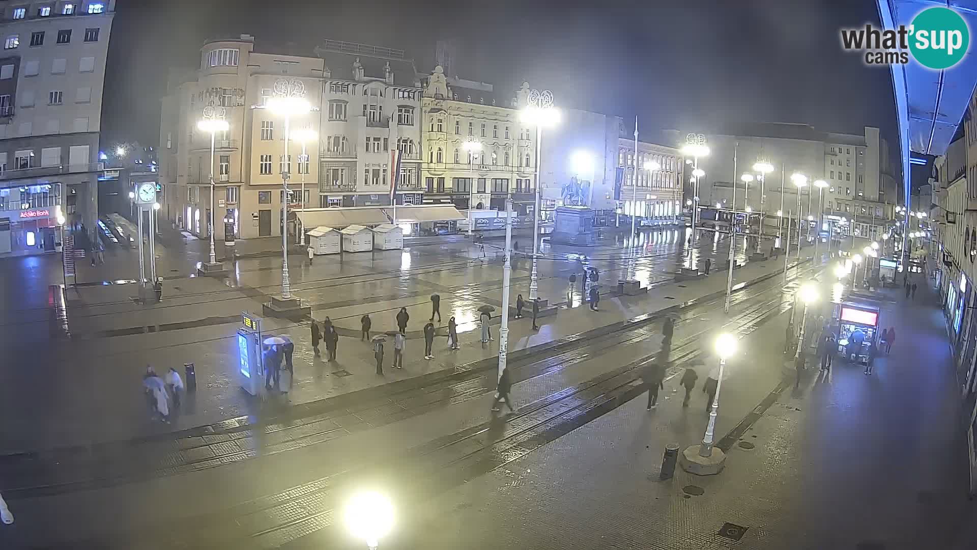 Webcam Zagreb Bana Jelačića square | Croatia