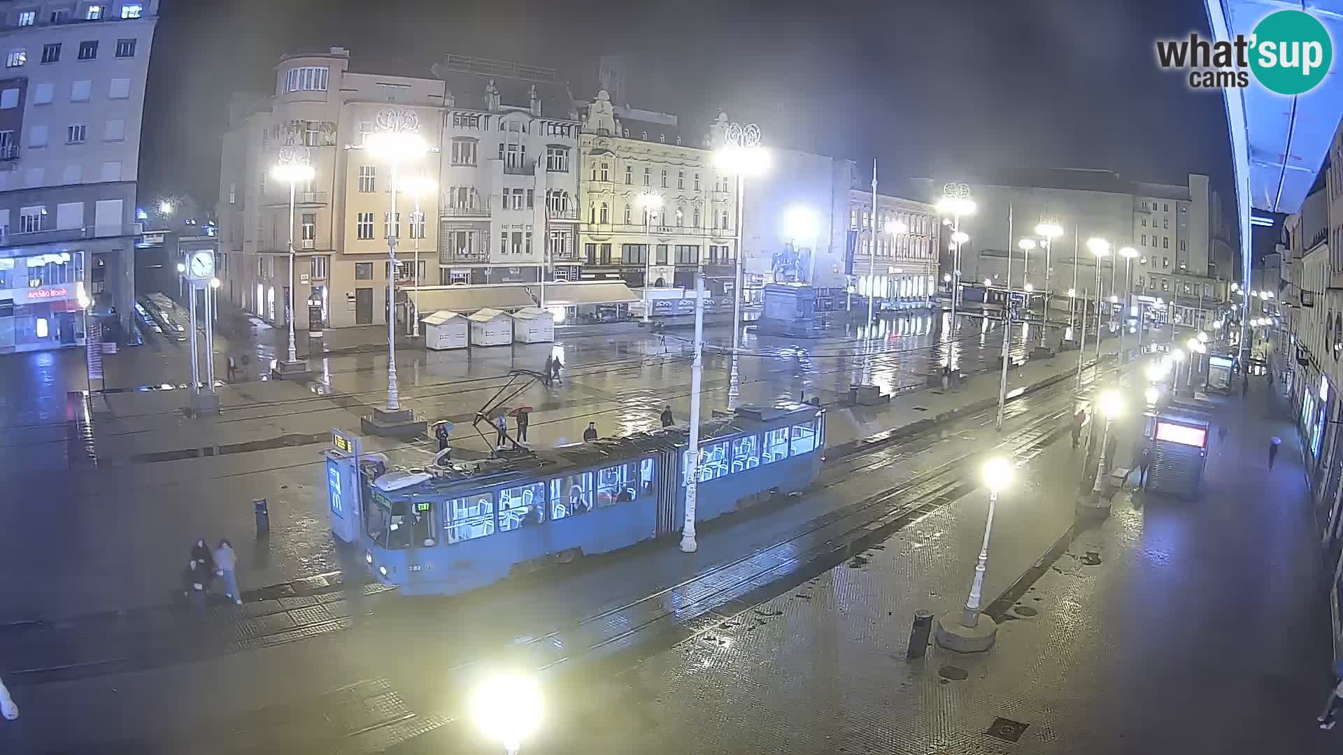 Live Cam Zagreb Ban Jelačić place | Croatie
