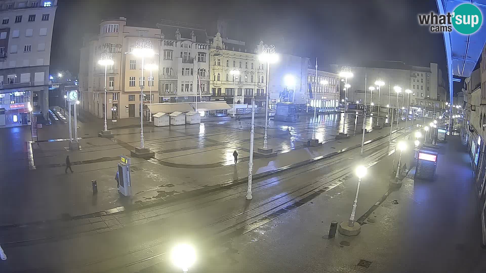 Webcam Zagabria Ban Jelacic piazza | Croazia