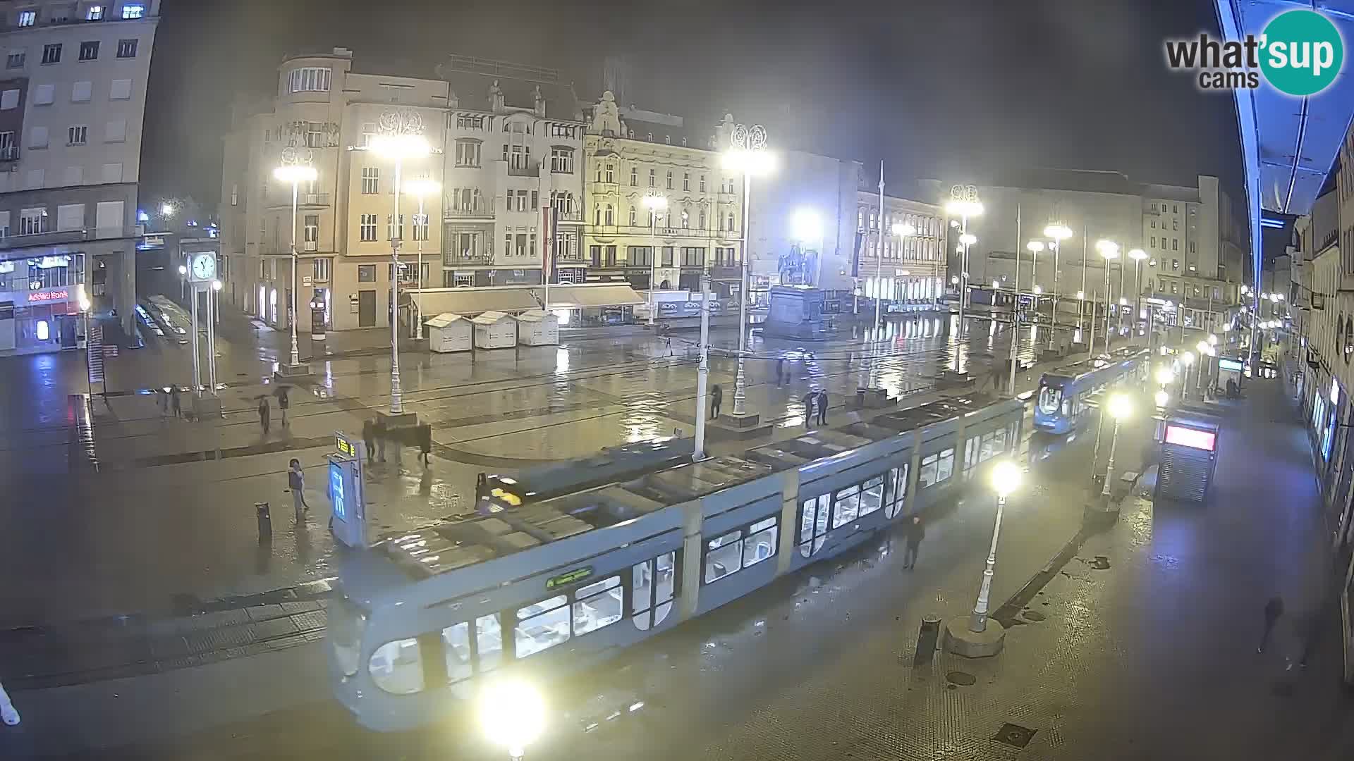 Live Cam Zagreb Ban Jelačić place | Croatie