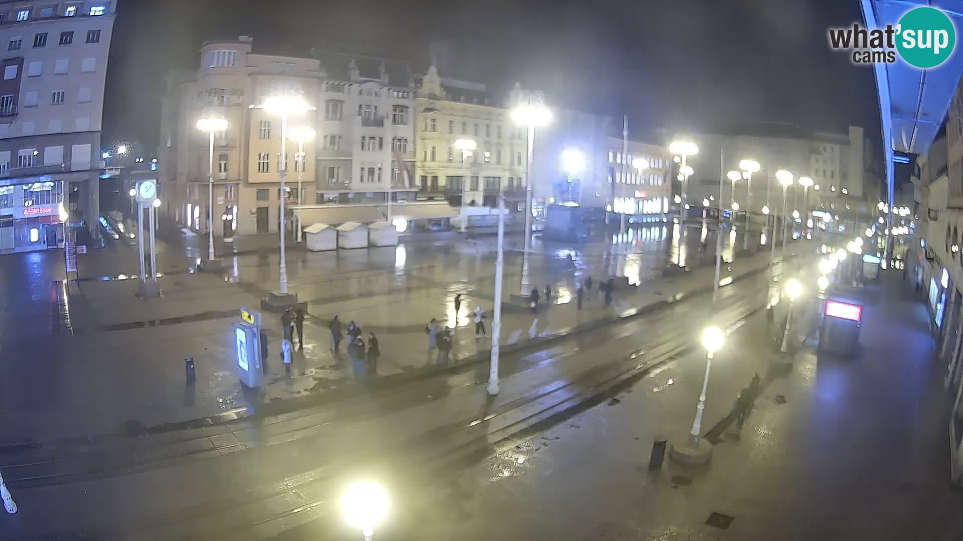 Live Cam Zagreb Ban Jelačić place | Croatie