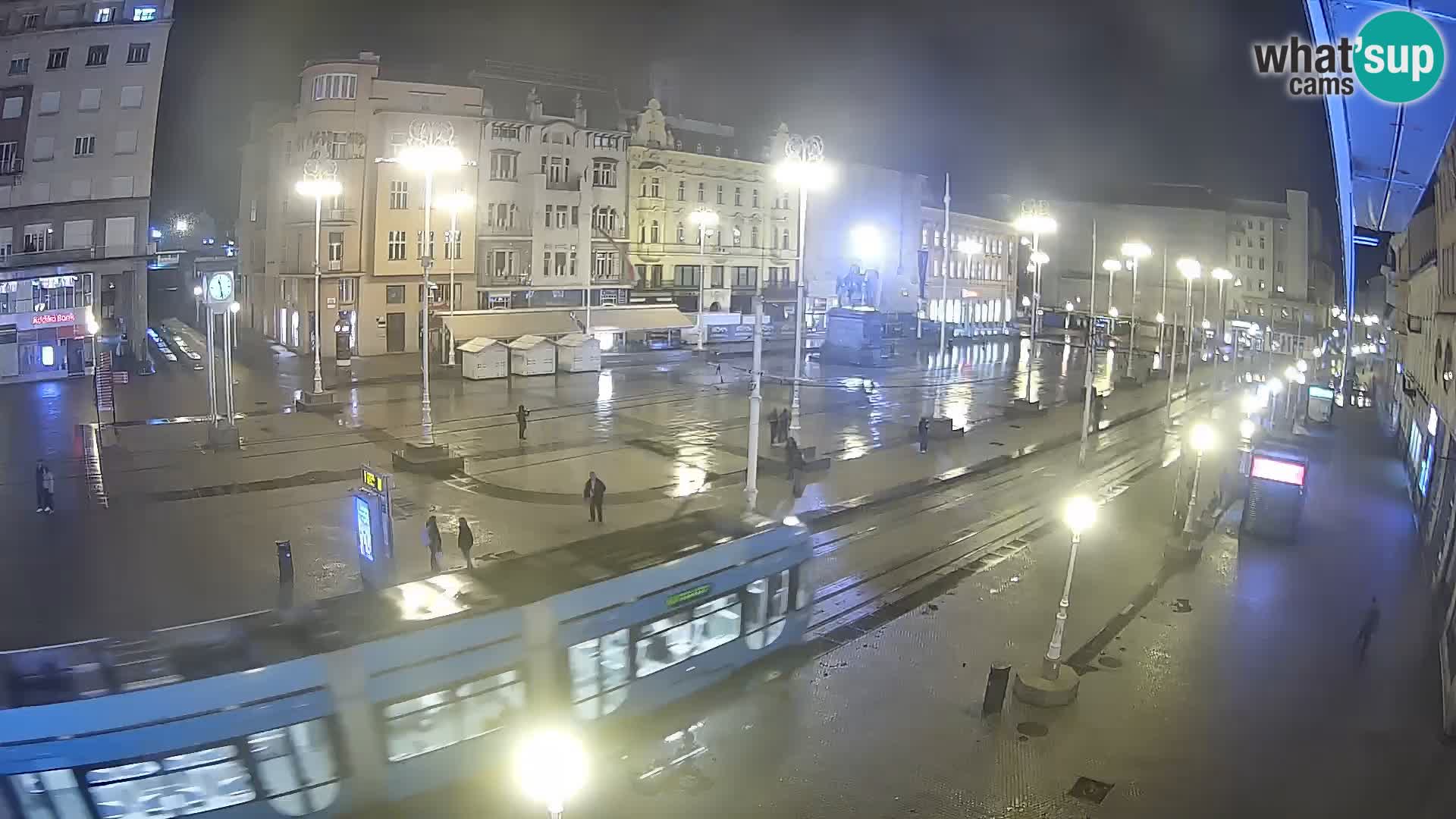 Webcam Zagabria Ban Jelacic piazza | Croazia