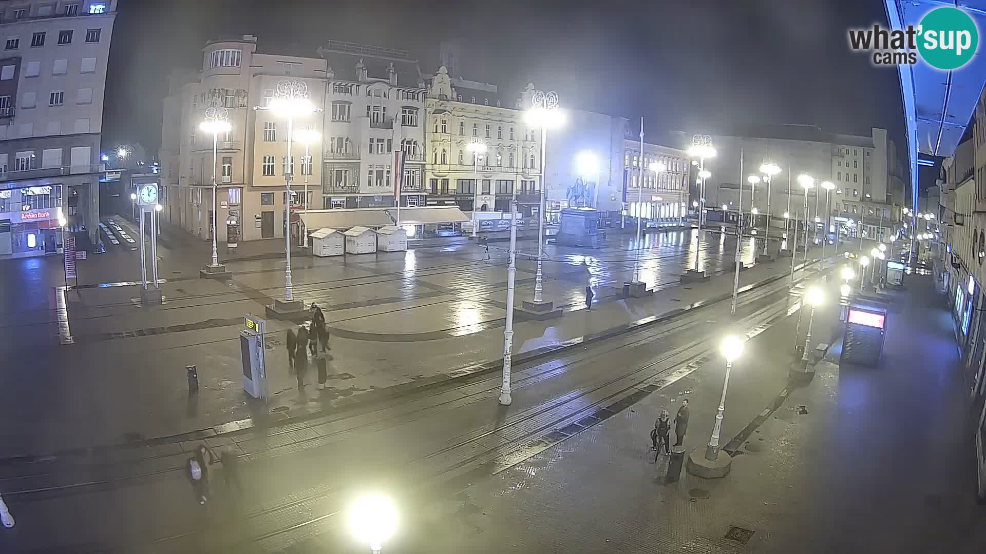 Live Cam Zagreb Ban Jelačić place | Croatie