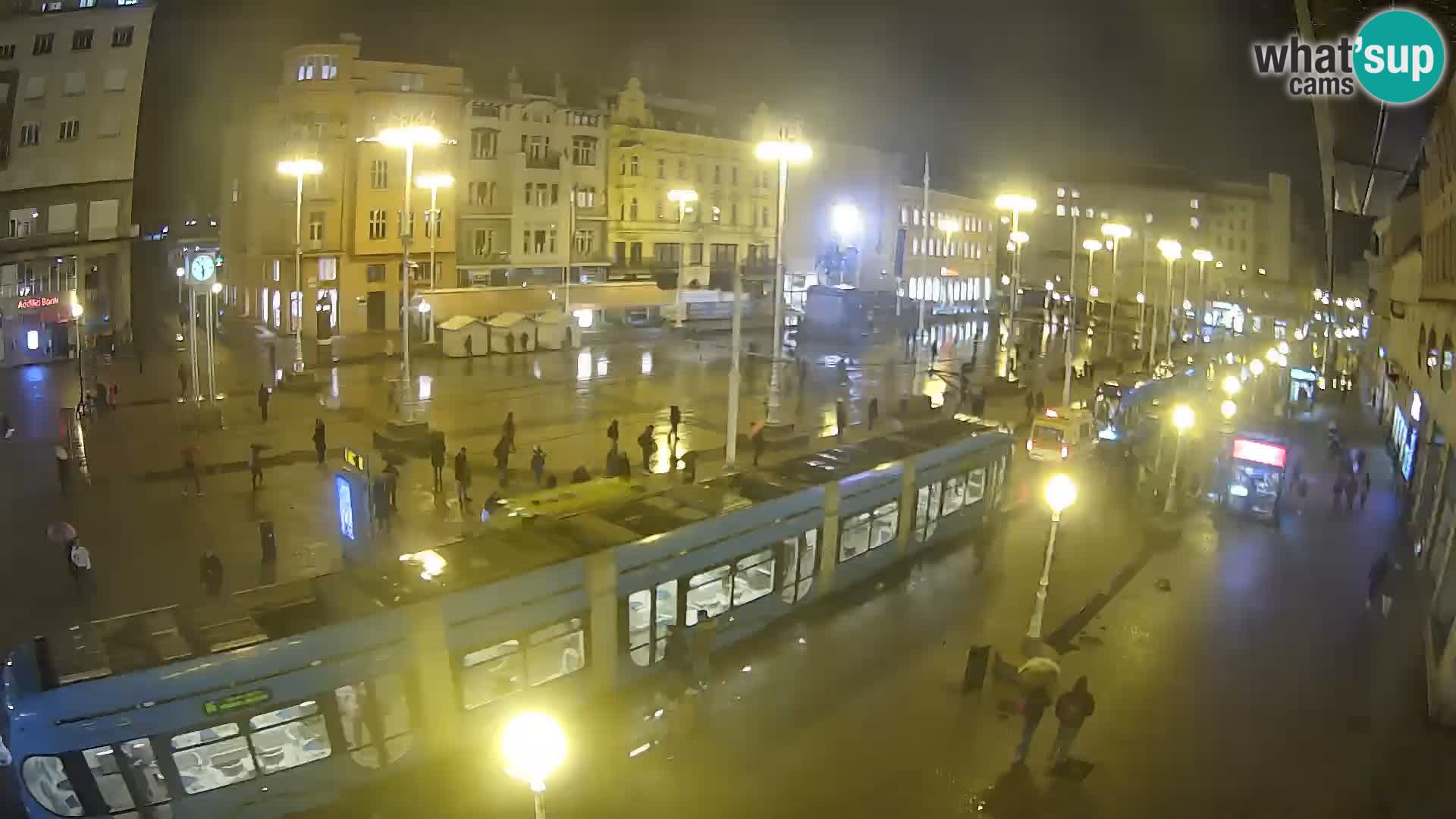Webcam Zagreb Bana Jelačića square | Croatia