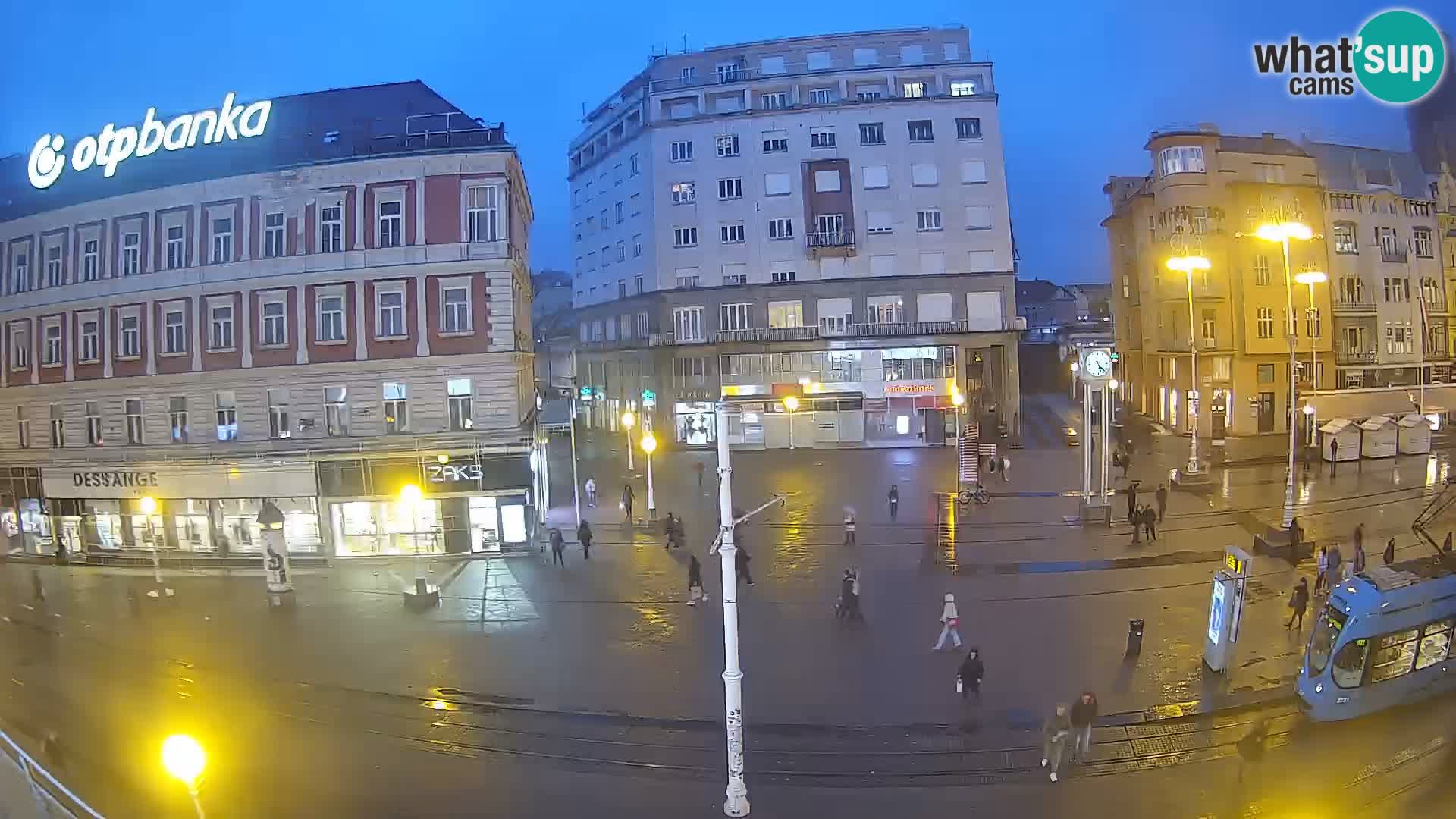 Live Cam Zagreb Ban Jelačić place | Croatie