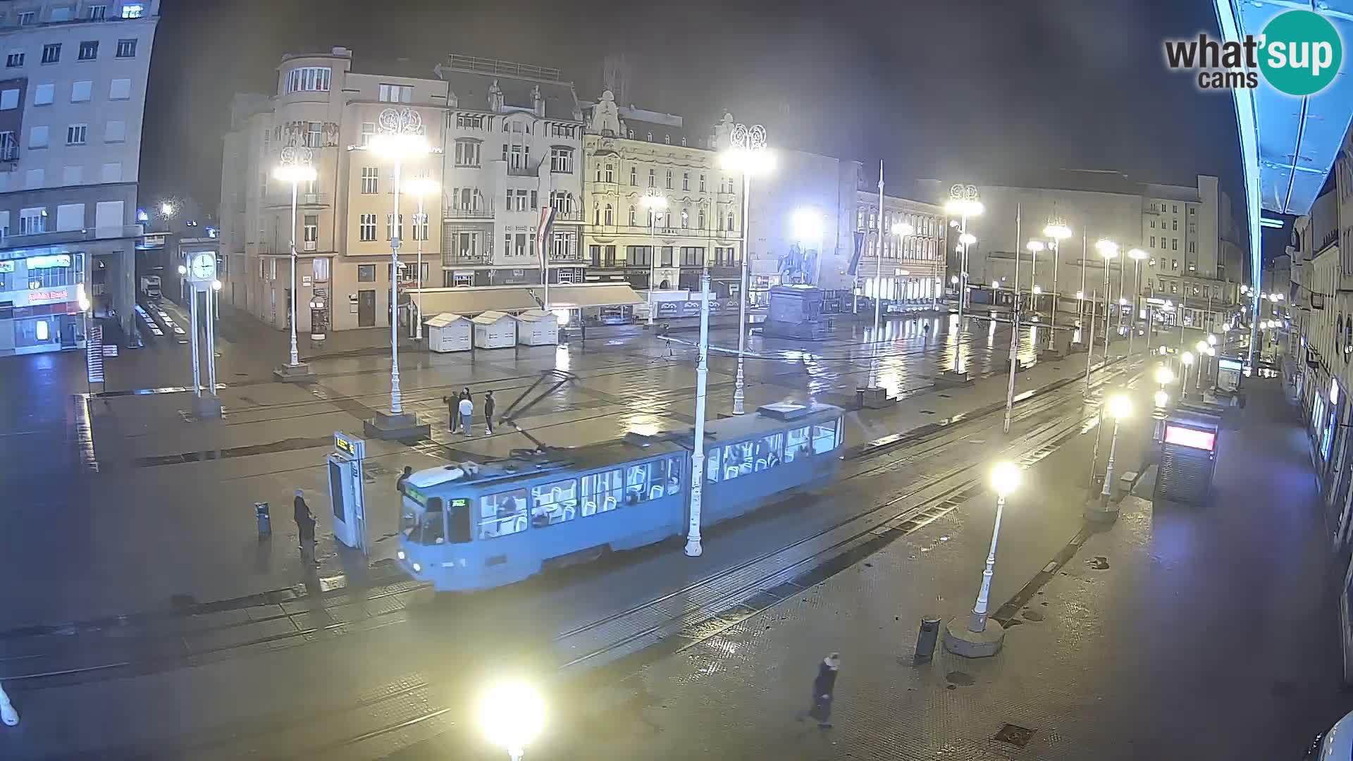 Zagreb webcam Ban Jelacica Platz | Kroatien